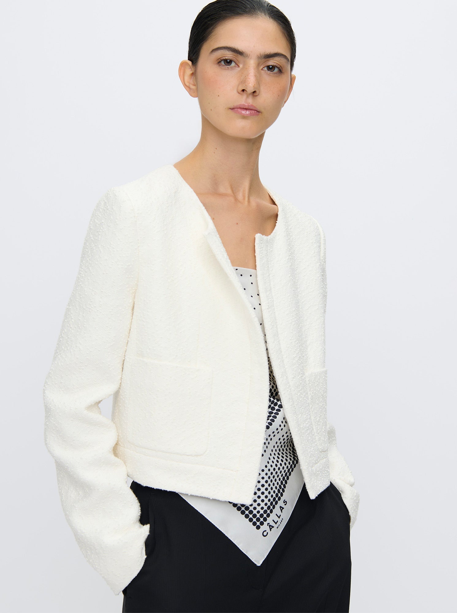 ALBA Cardigan jacket White
