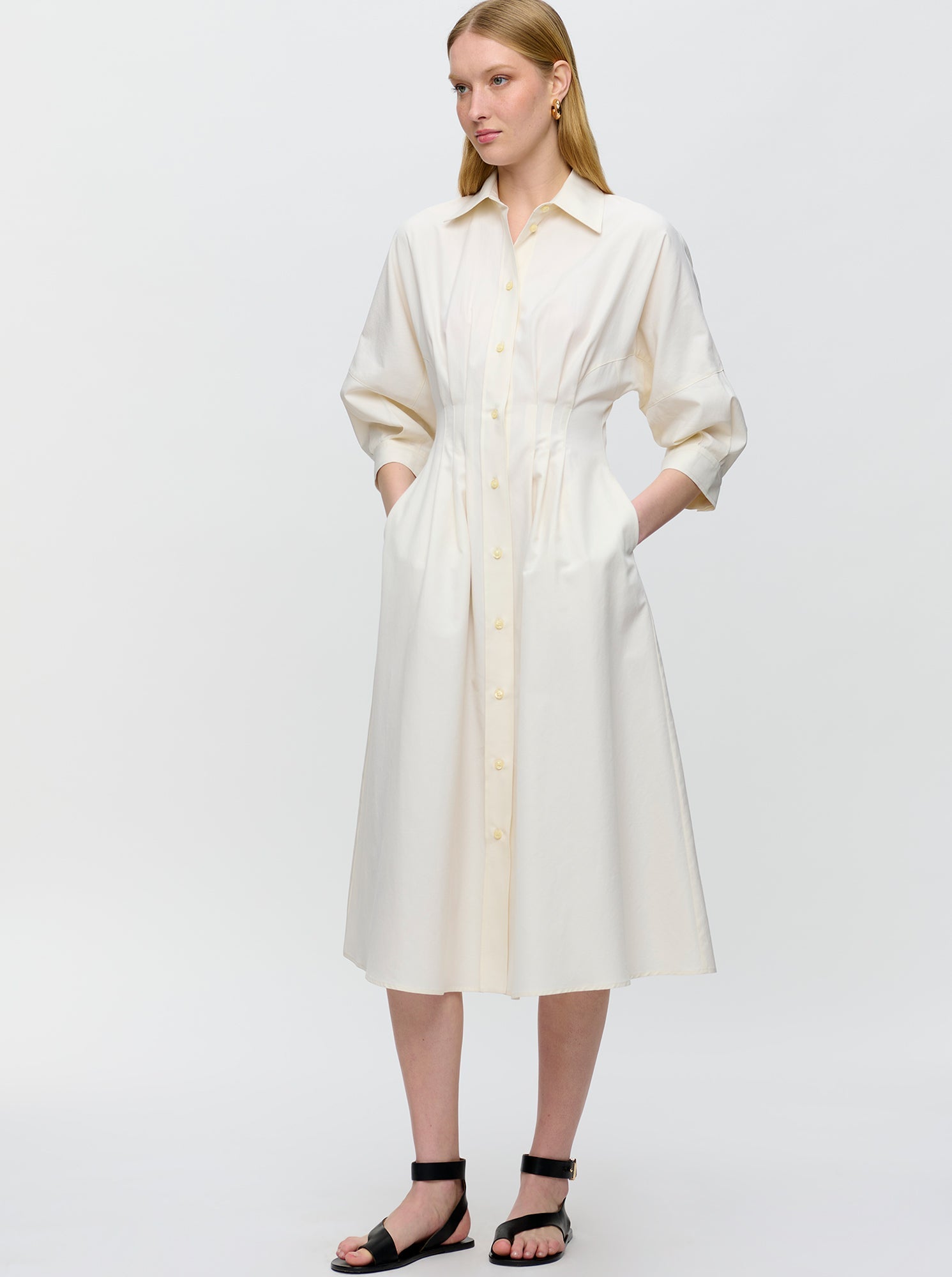 ANAIS Shirt dress Desert