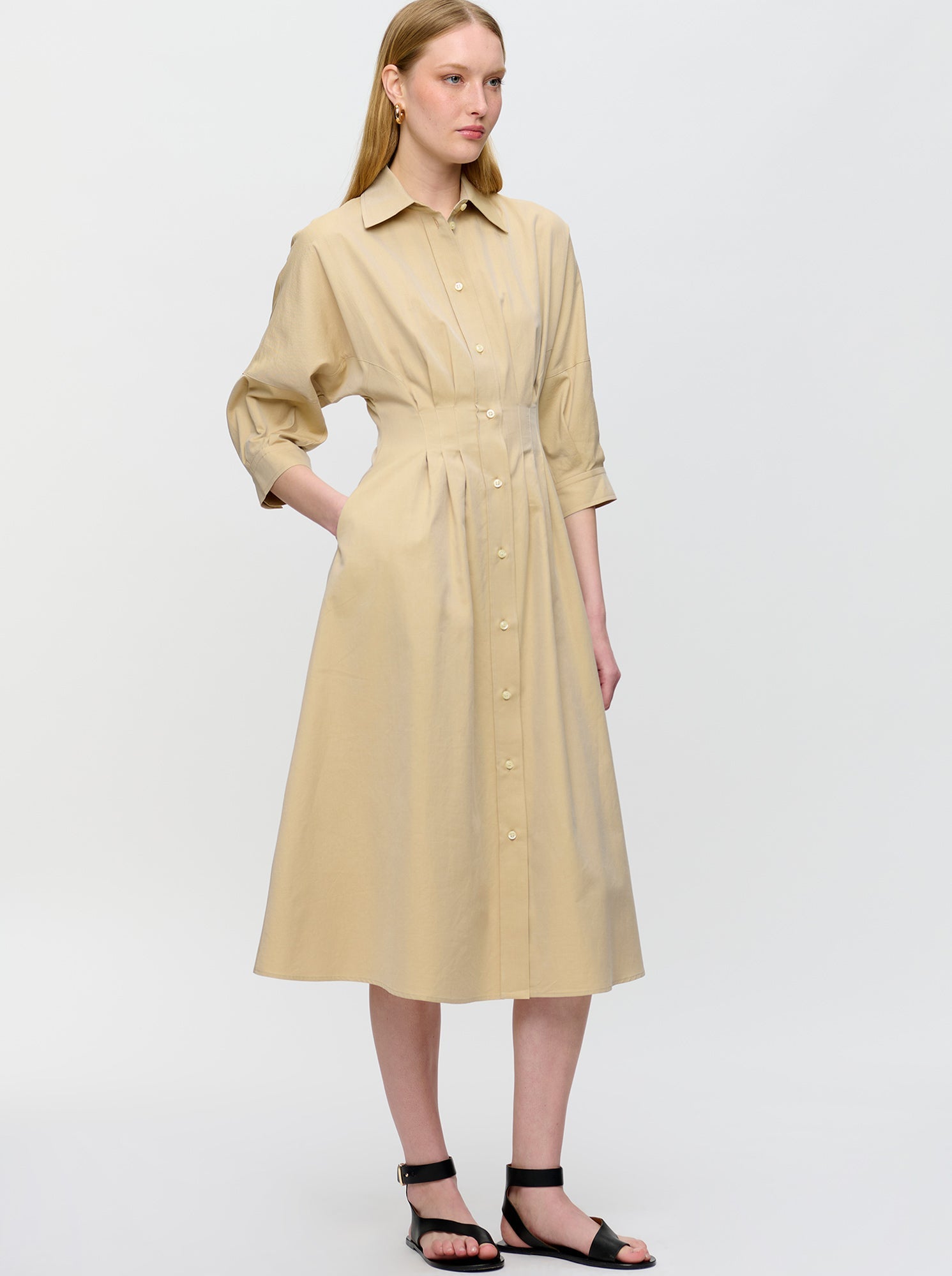 ANAIS Shirt dress Craftpaper