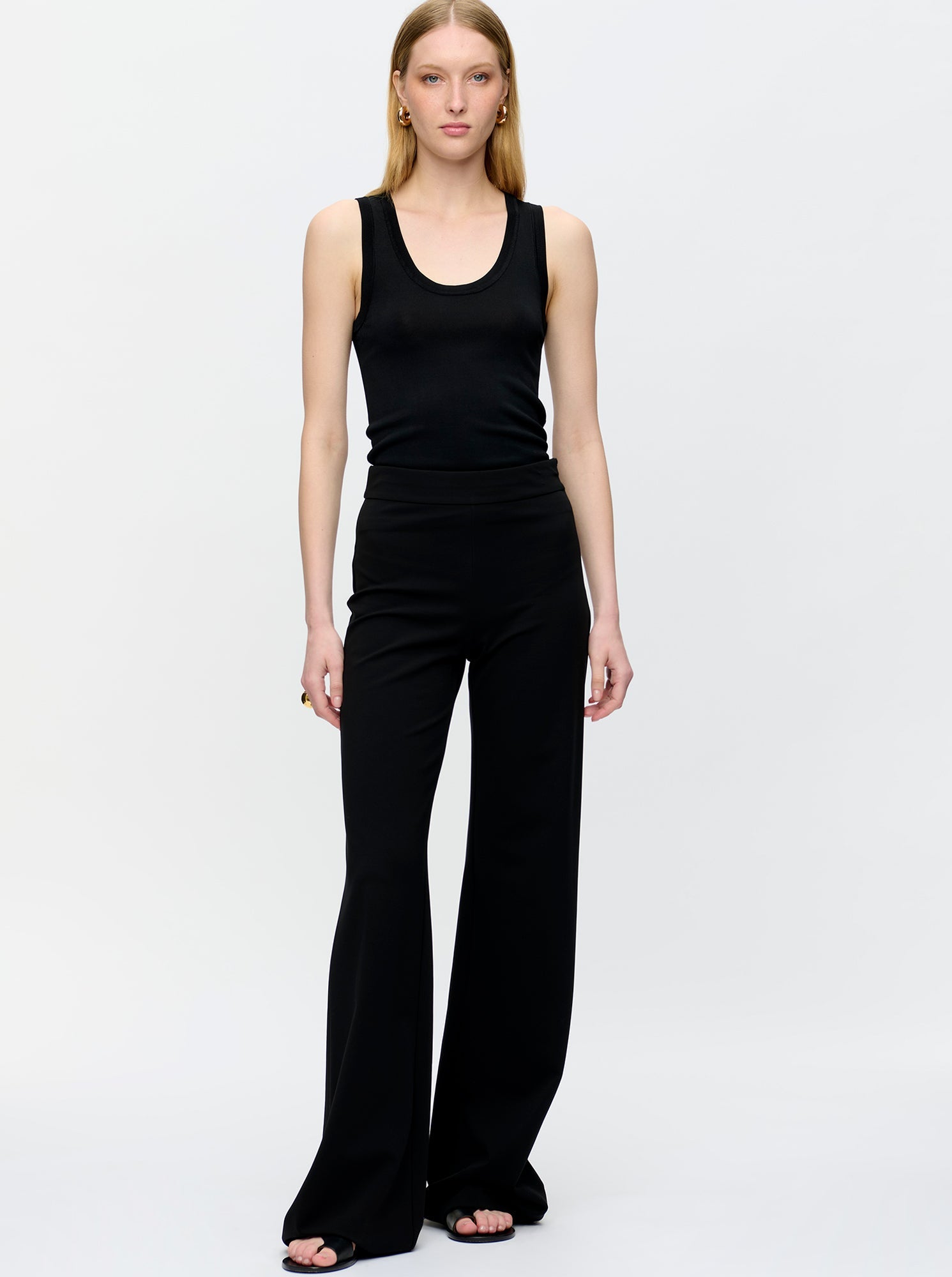 ANOUK Stretch Crepe Pant Black