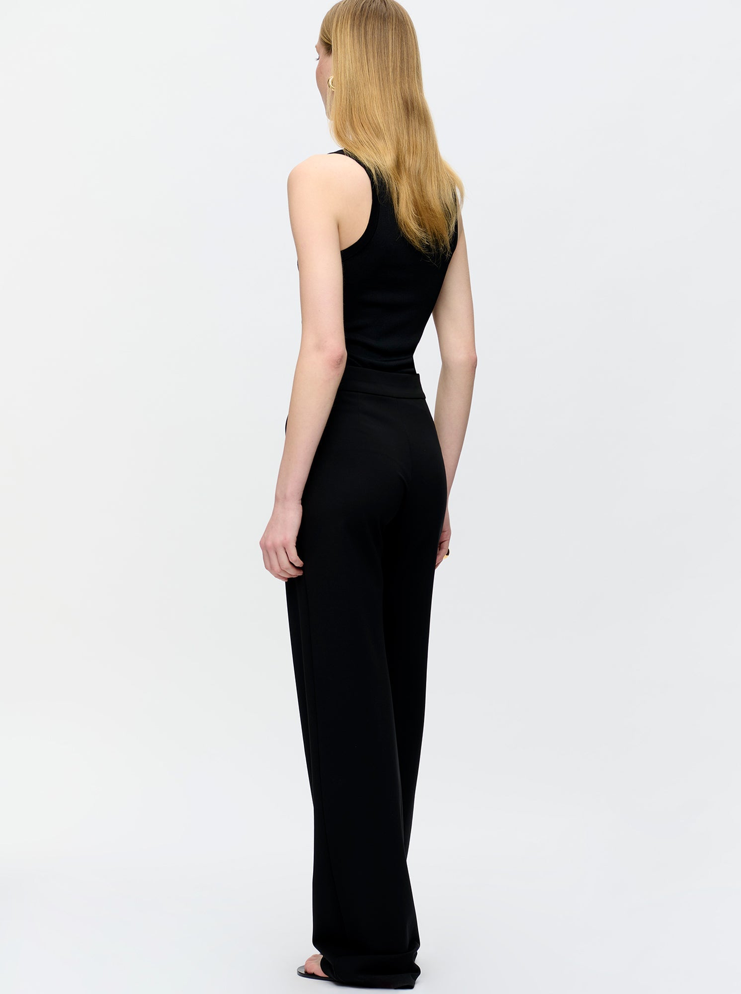 ANOUK Stretch Crepe Pant Black