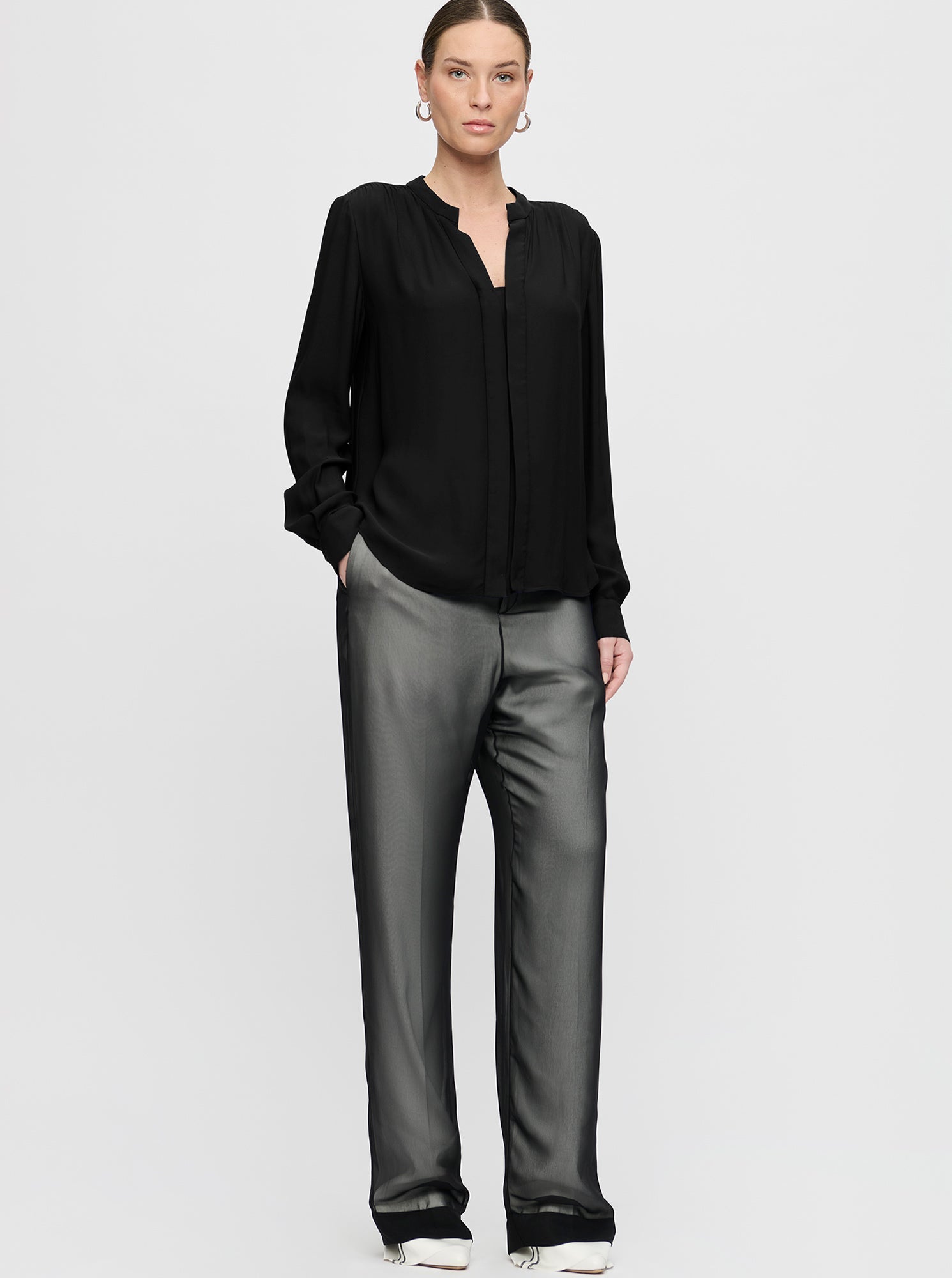 ATHENA crewneck top Black