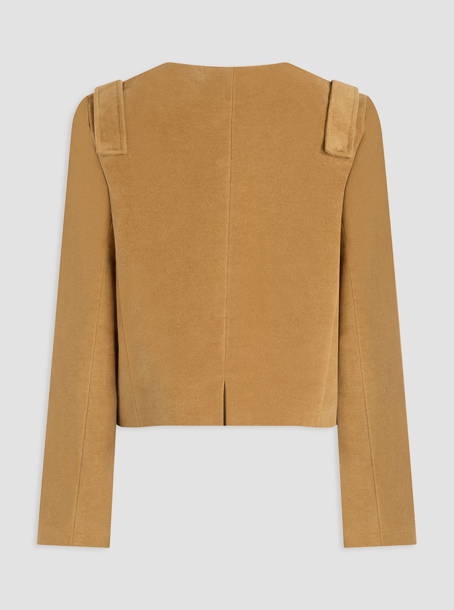AUBREY Cropped Jacket Camel