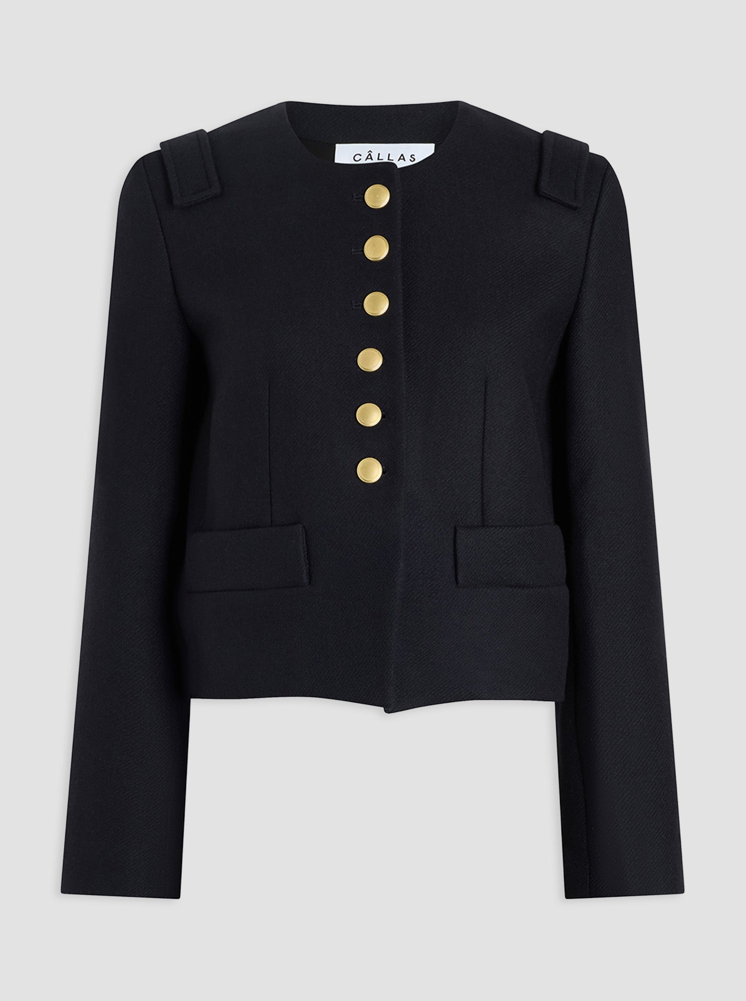 AUBREY Cropped Jacket Navy