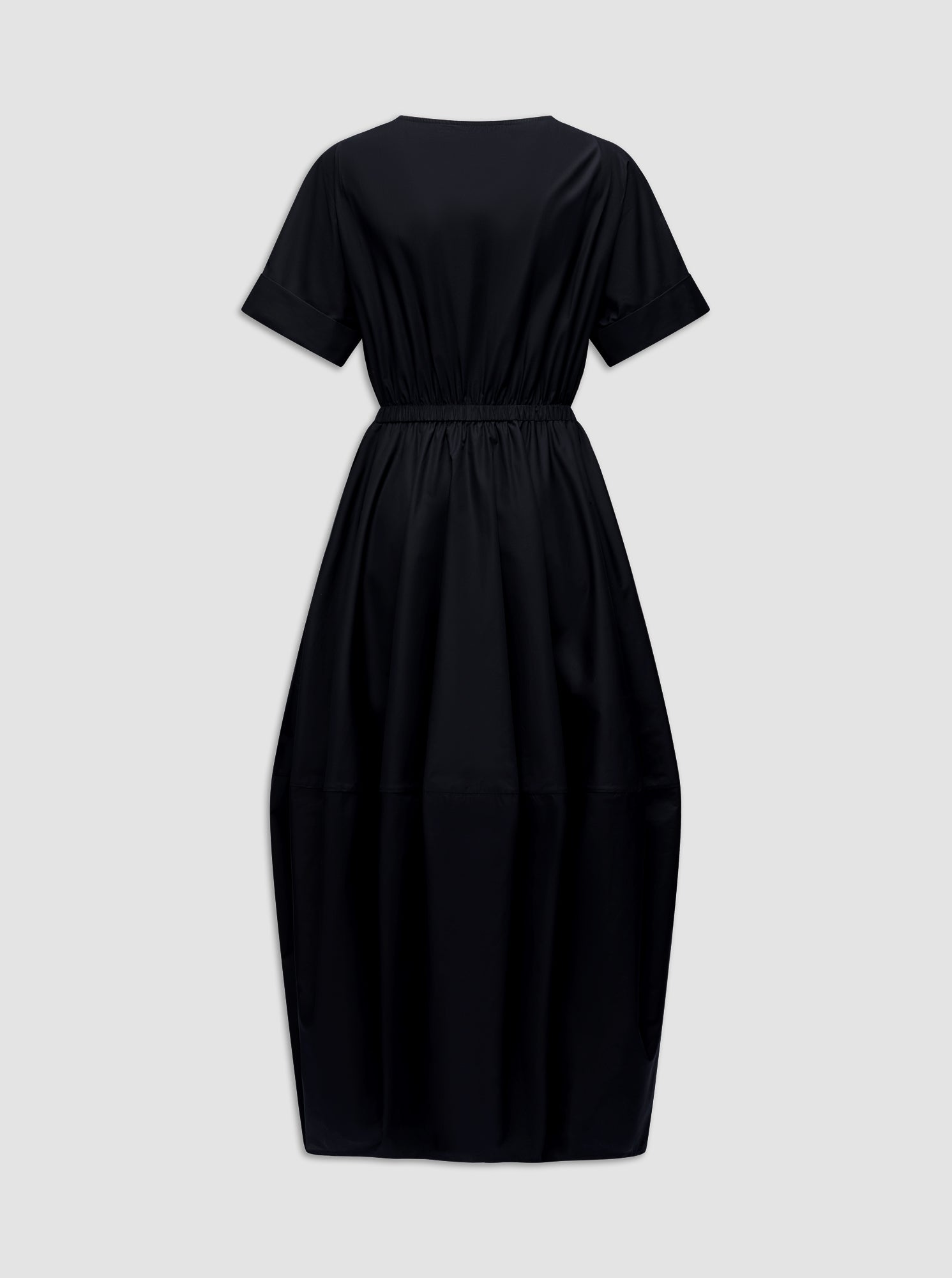 BEATRICE Balloon hem dress Black