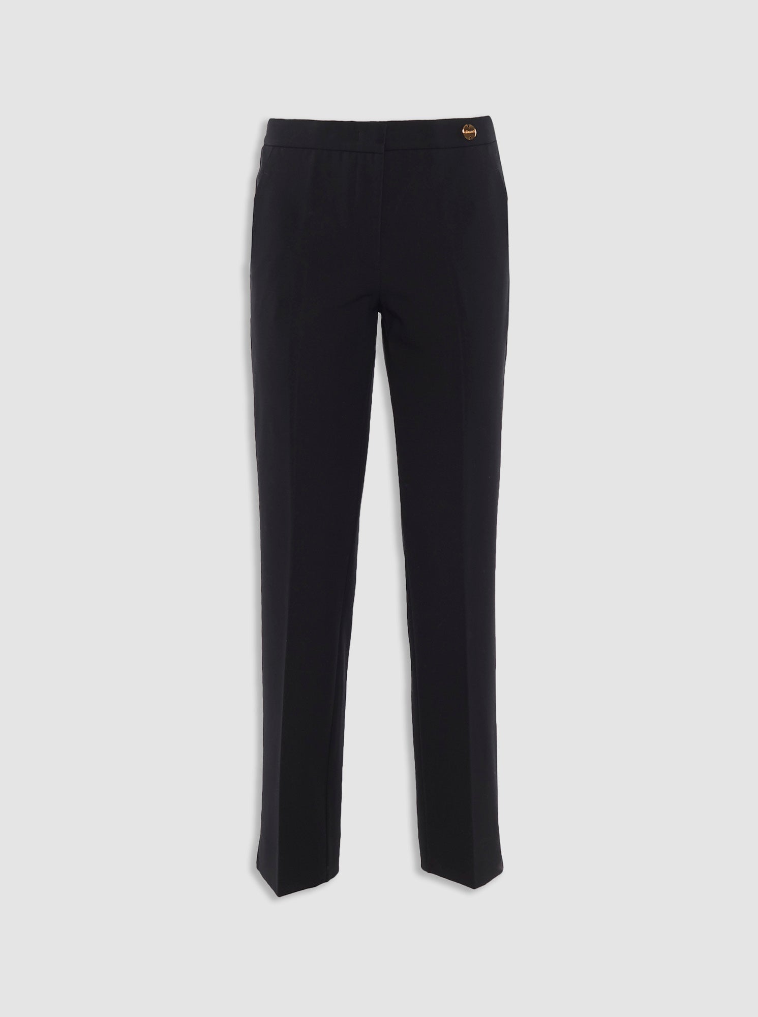CHARLOTTE Stretch Crepe Pant Black