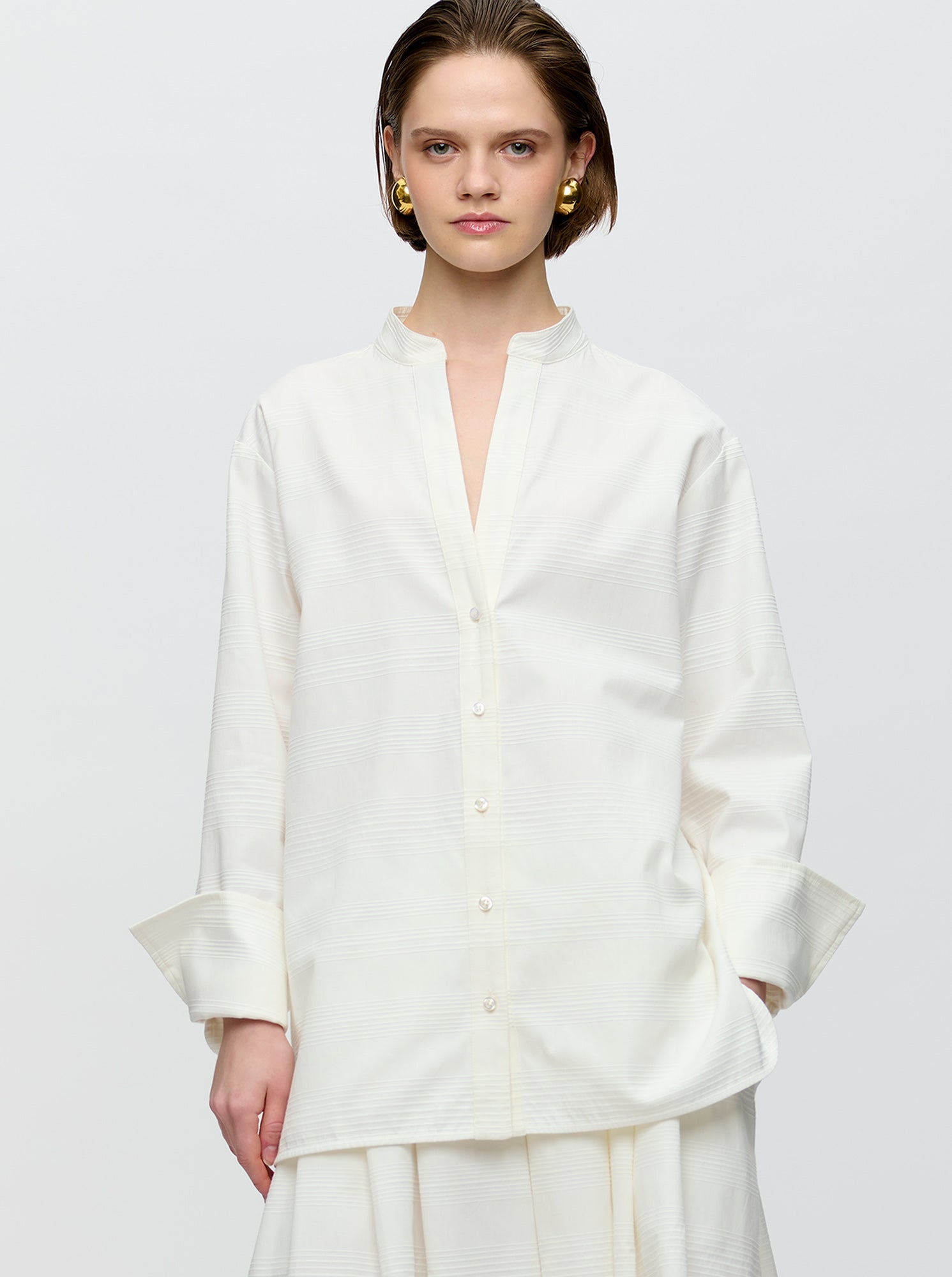 CORSICA Tunic shirt Natural