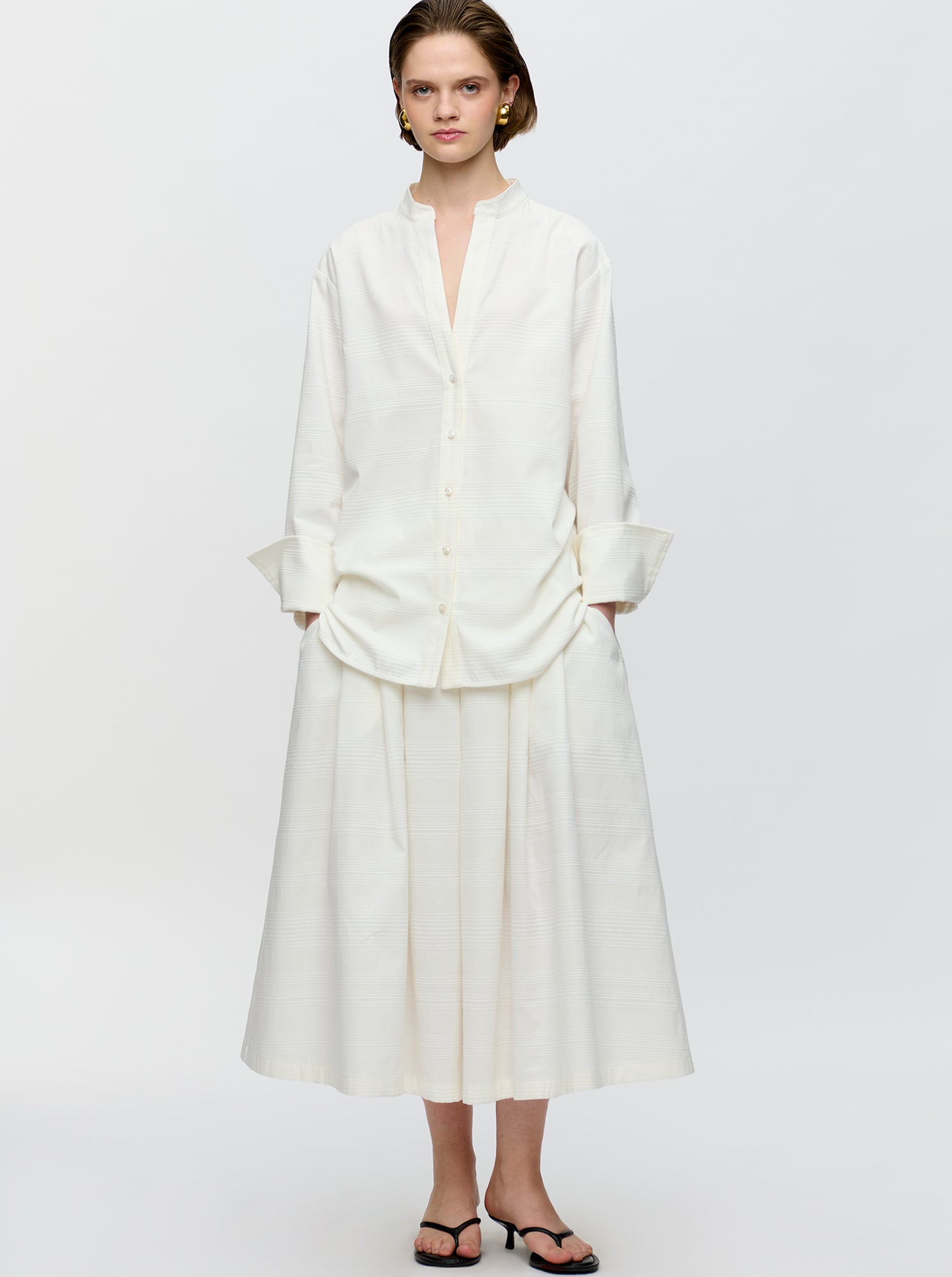 CORSICA Tunic shirt Natural