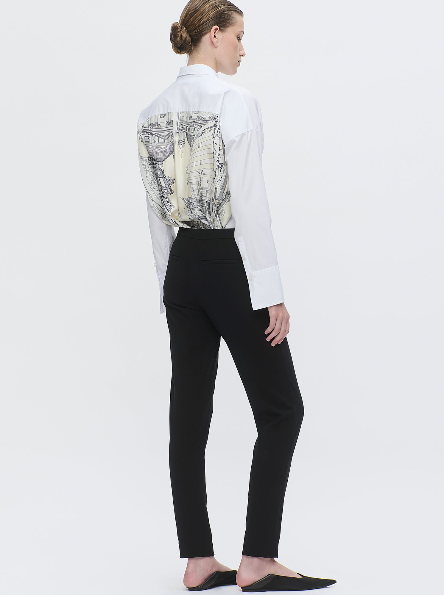 CORY Jersey slim pant Black