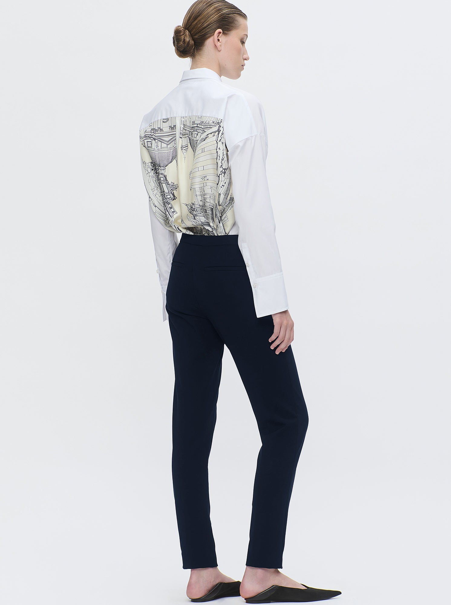 CORY Jersey slim pant Navy