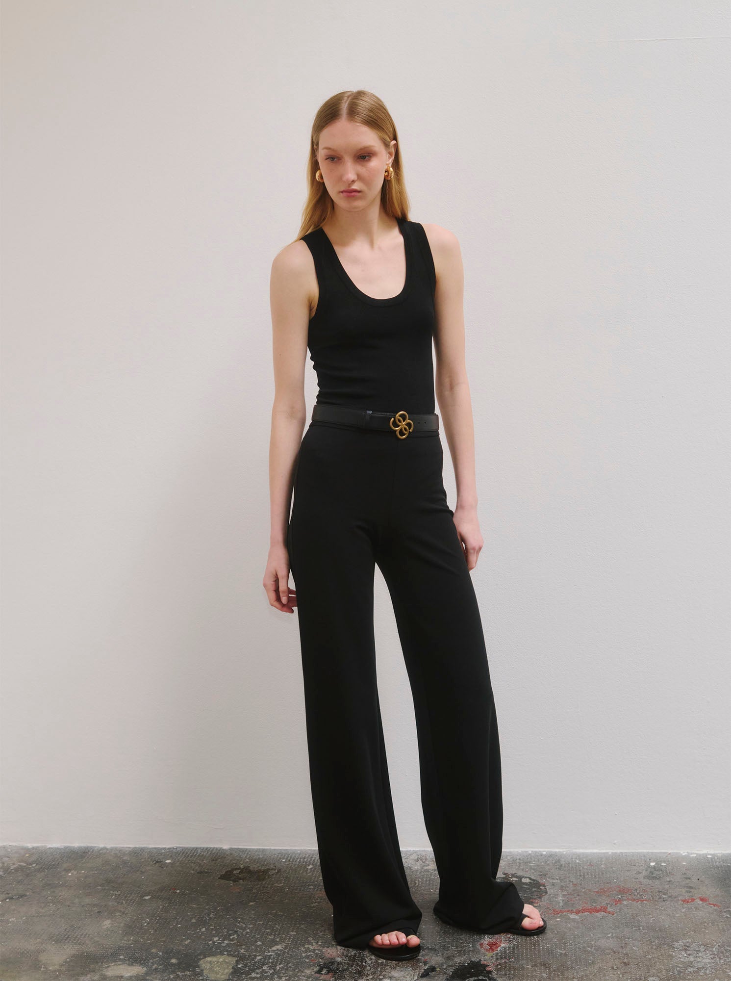 ANOUK Stretch Crepe Pant Black
