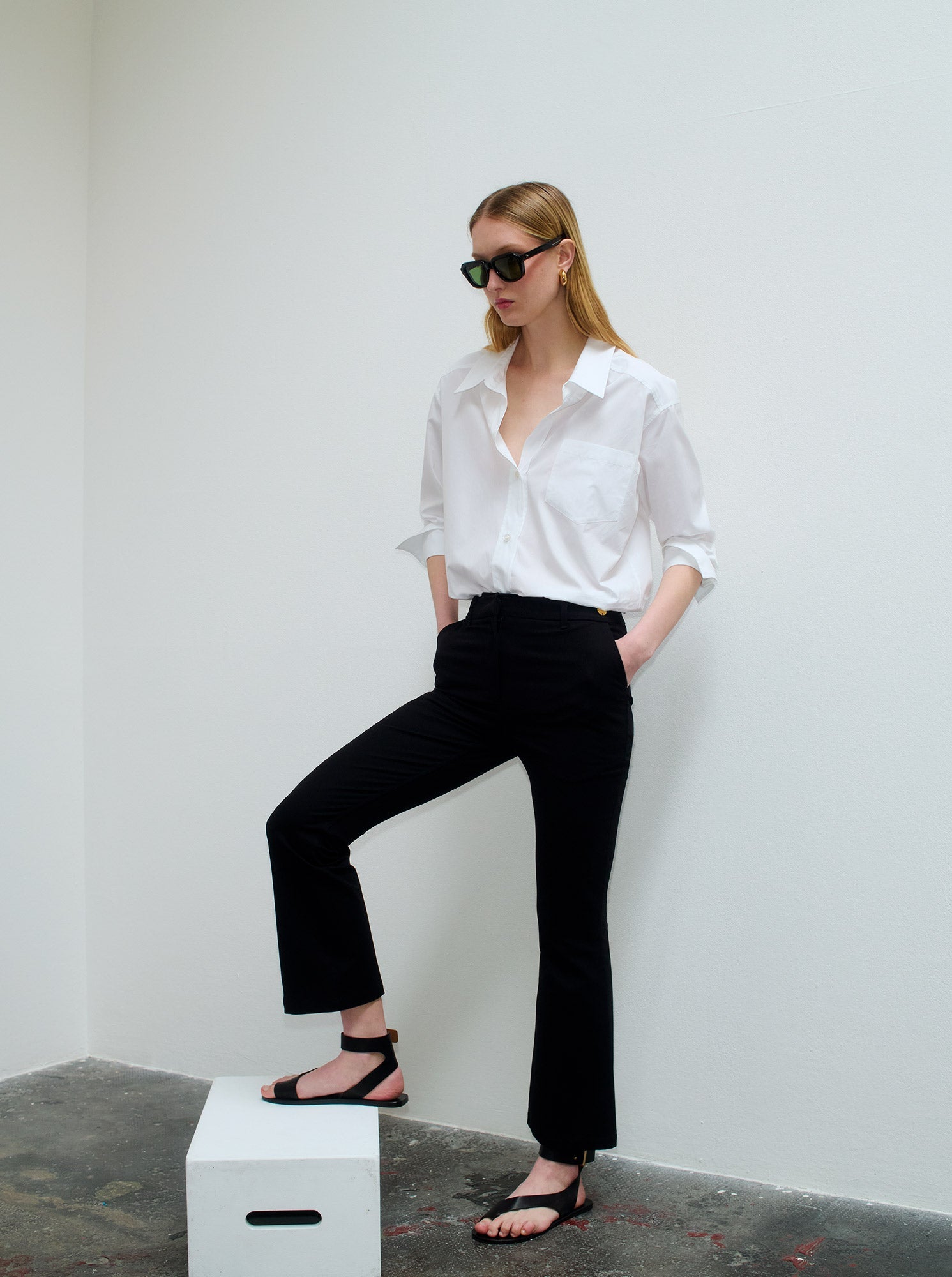 PETRA Poplin Shirt White