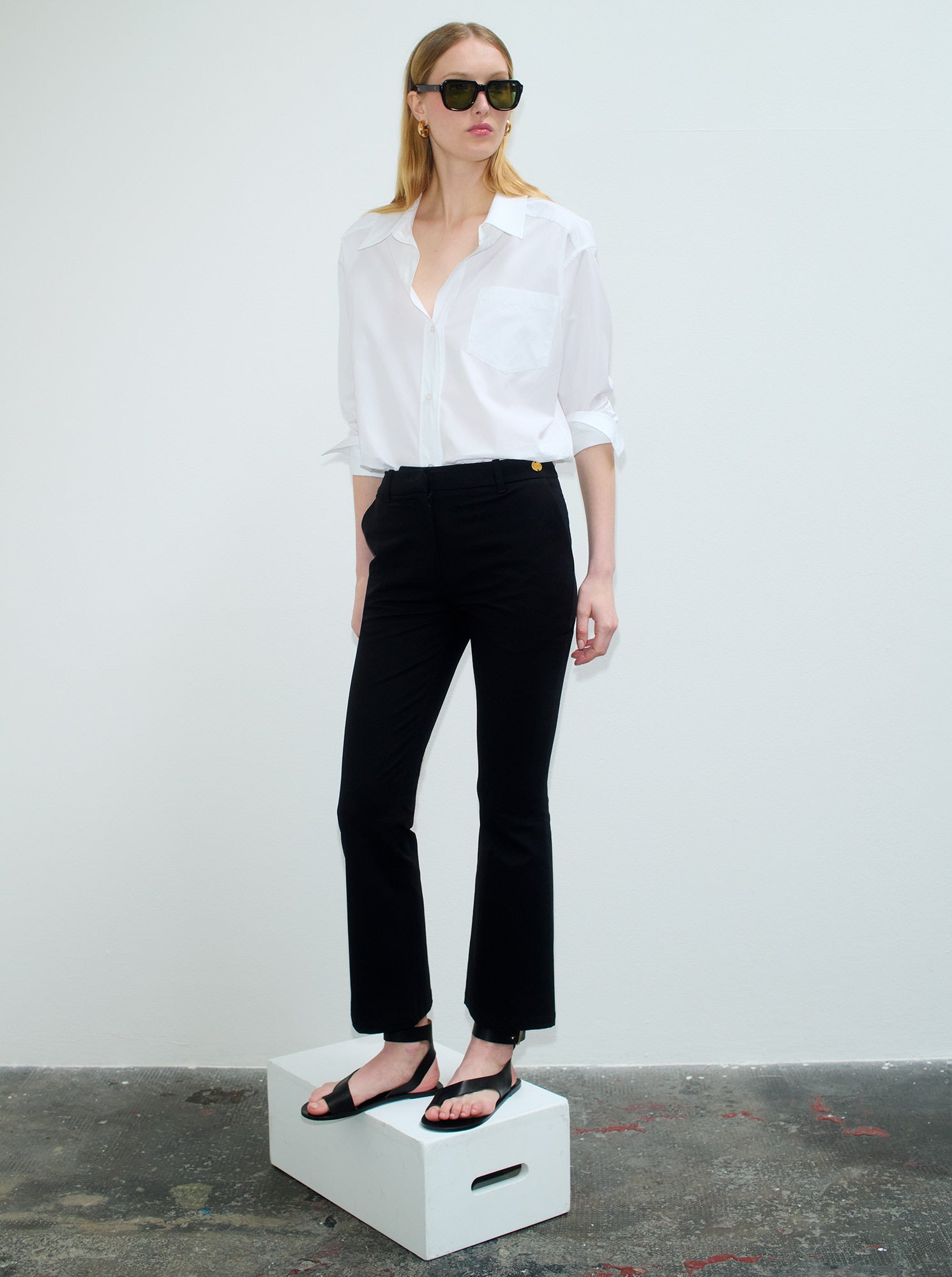PETRA Poplin Shirt White