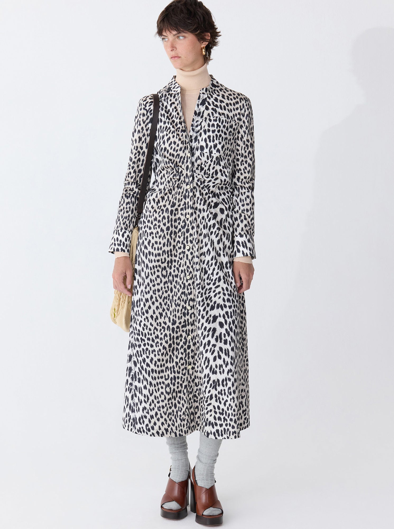 GENNY Shirtdress Cheetah