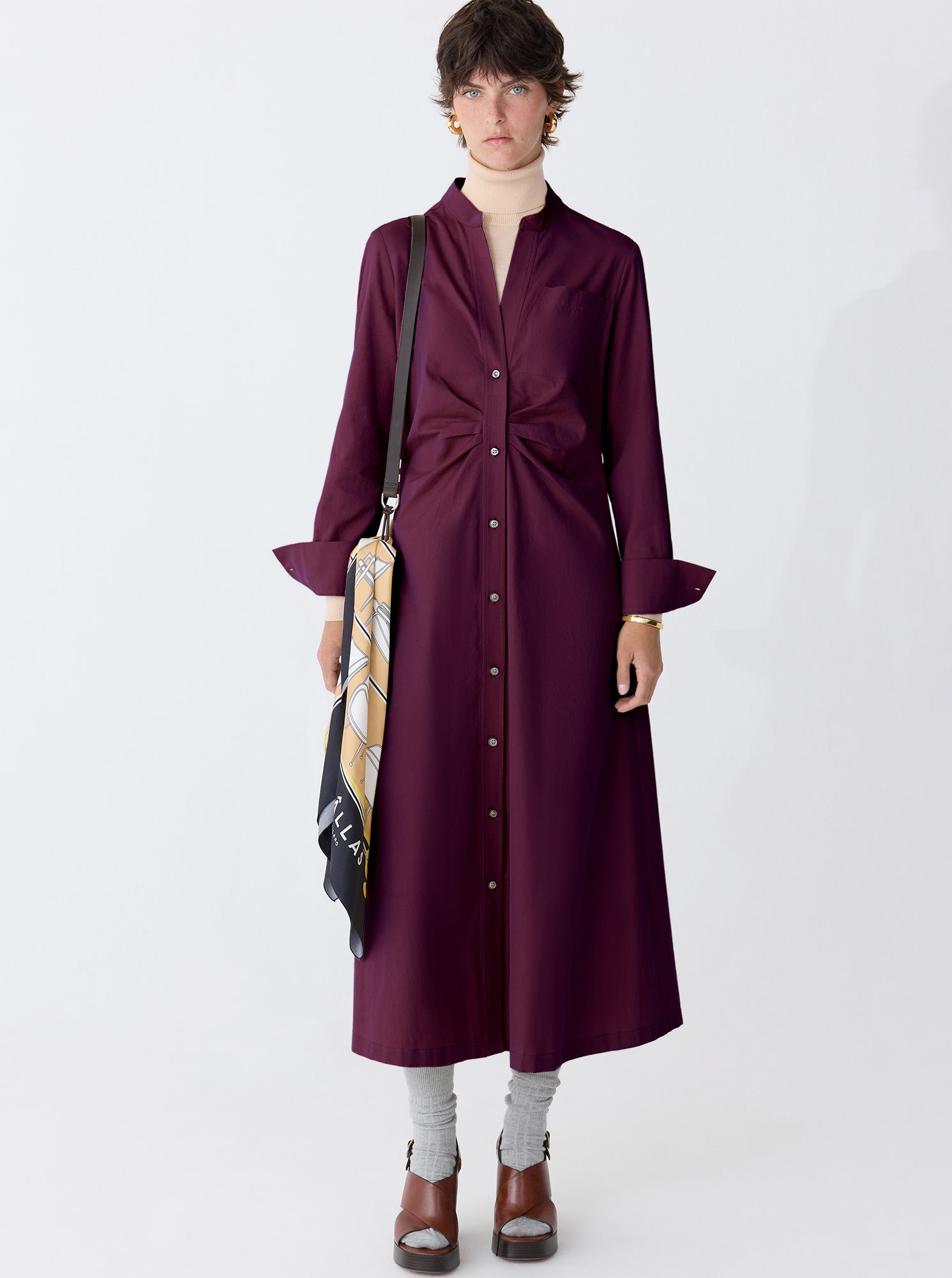 GENNY Shirtdress Violet