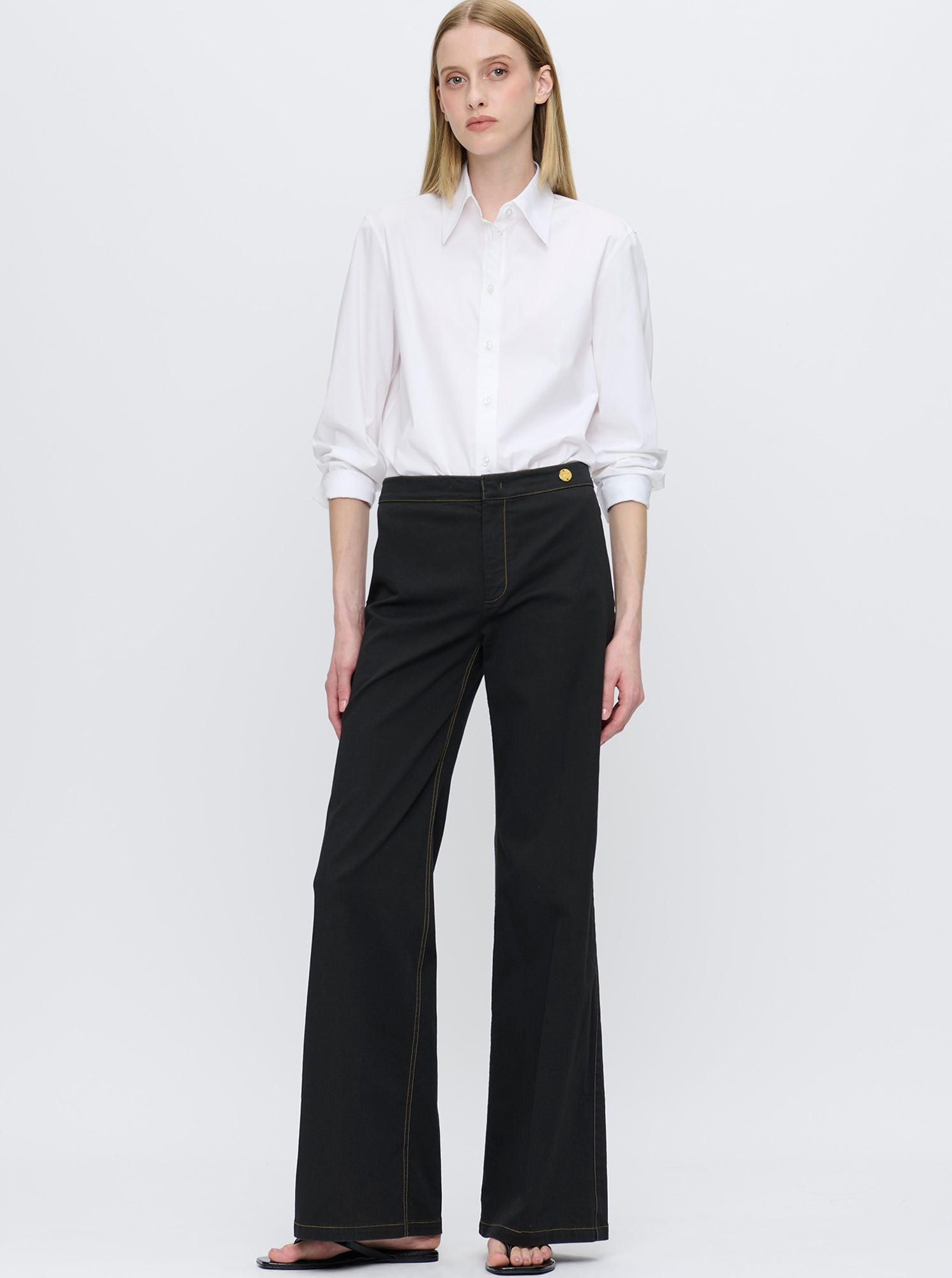 JANE Organic Twill Pant Black