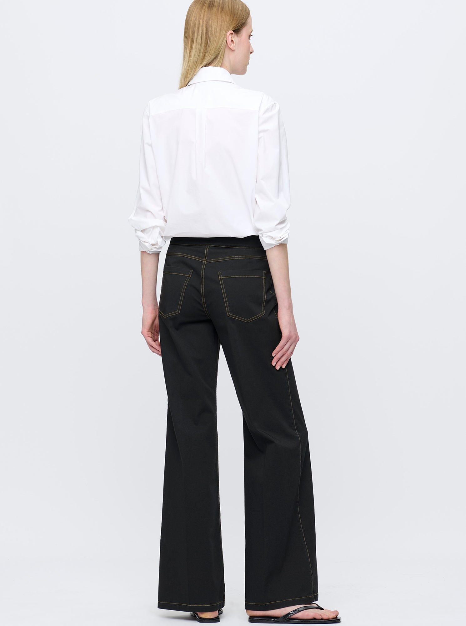 JANE Organic Twill Pant Black