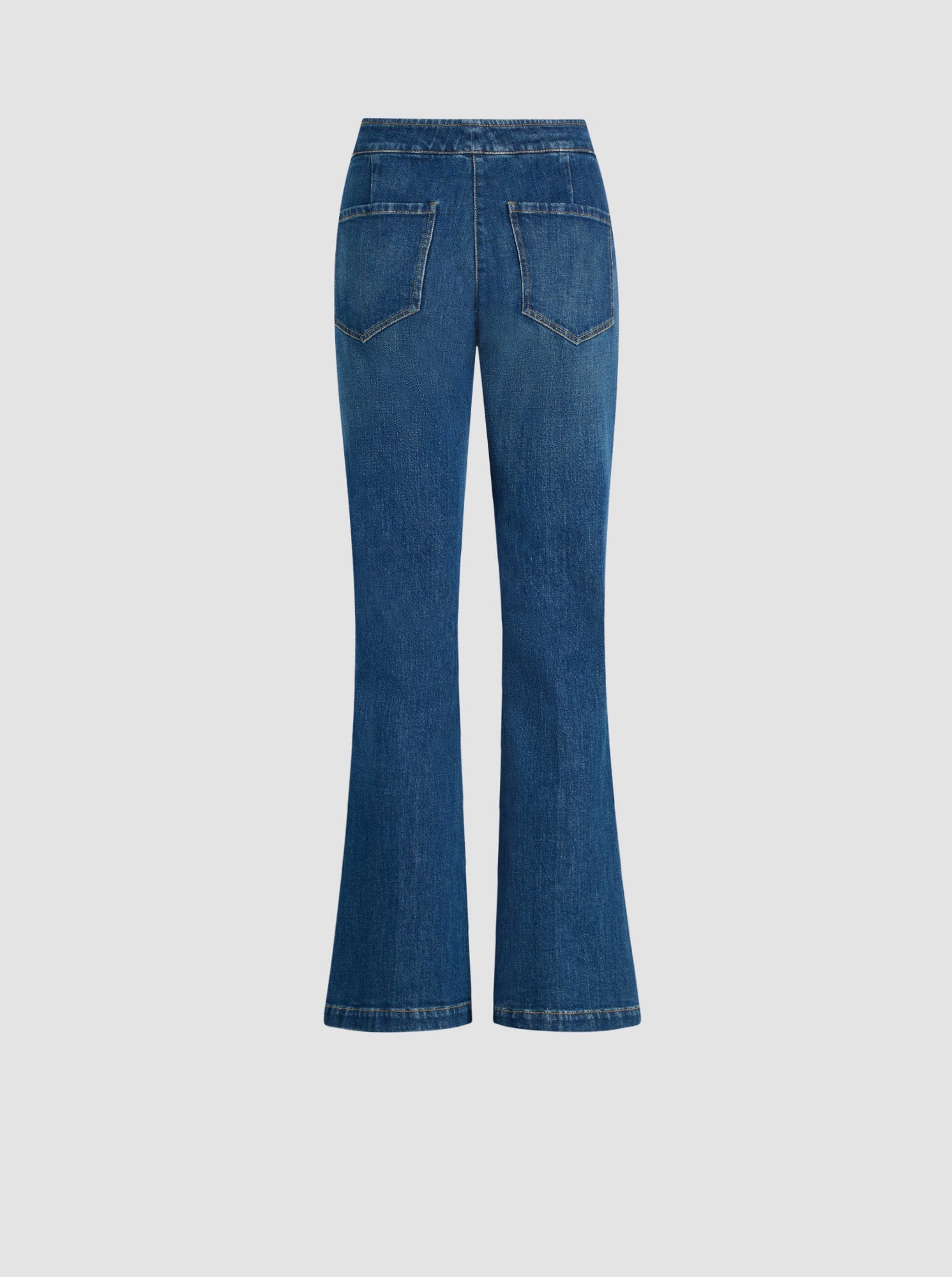 LOLA Denim crop flare jean Indigo