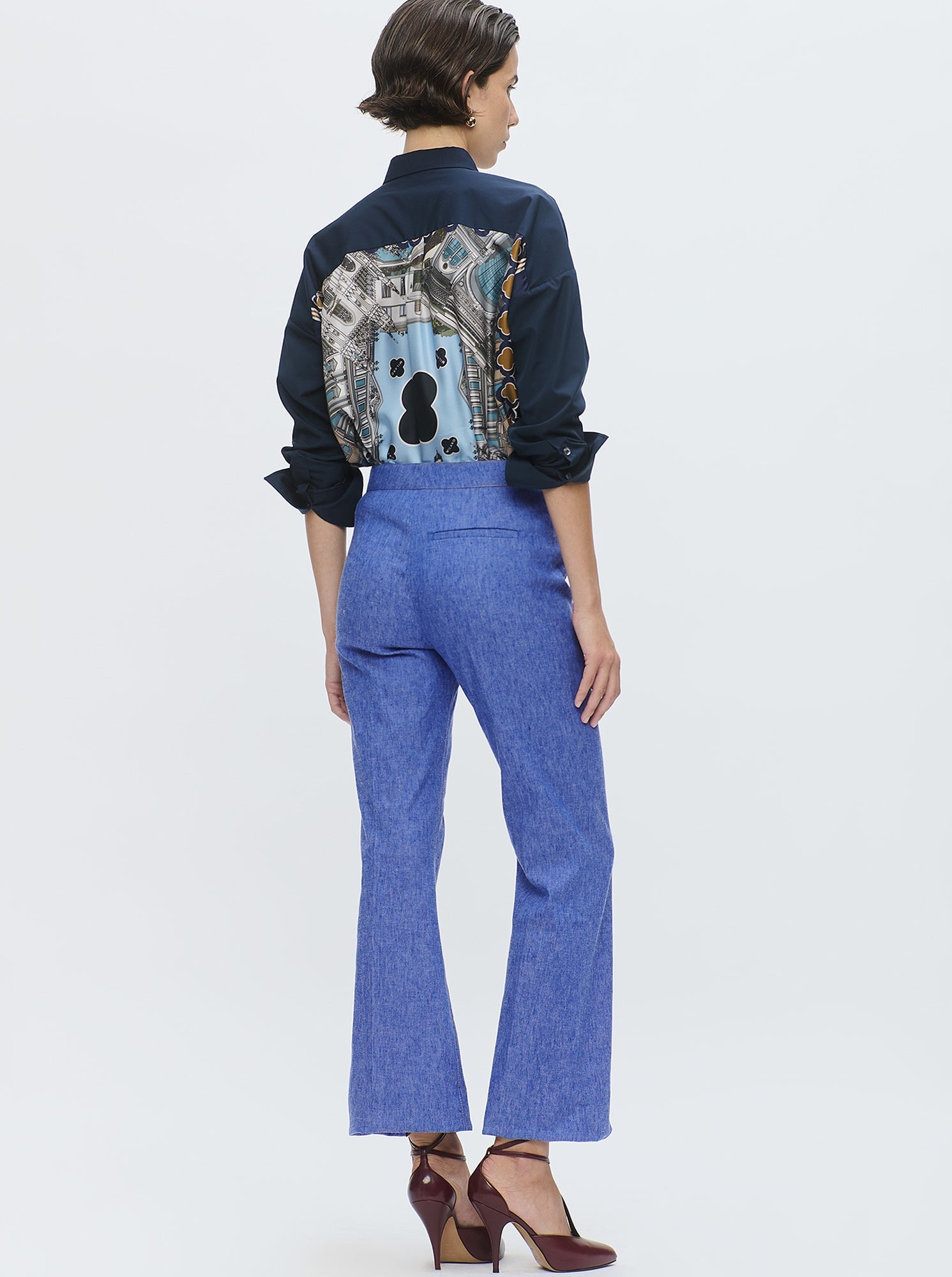 LOLA Stretch crop Jean Blue Indigo