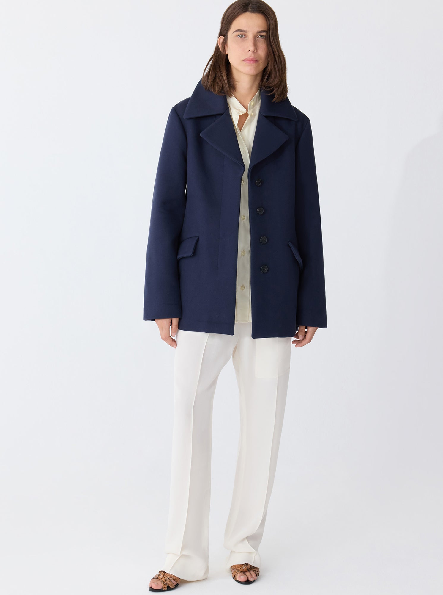 LUCKY Peacoat Navy