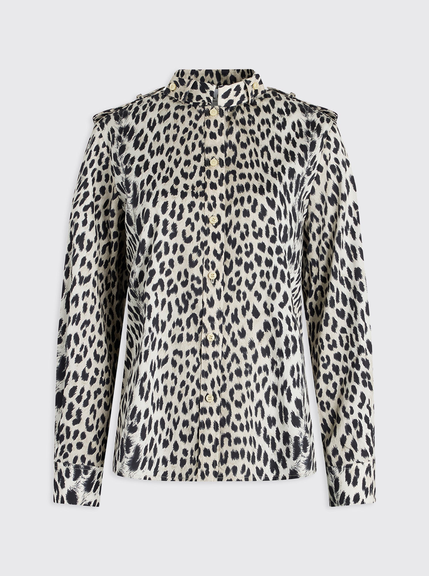 MIKA Bandcollar Shirt Cheetah