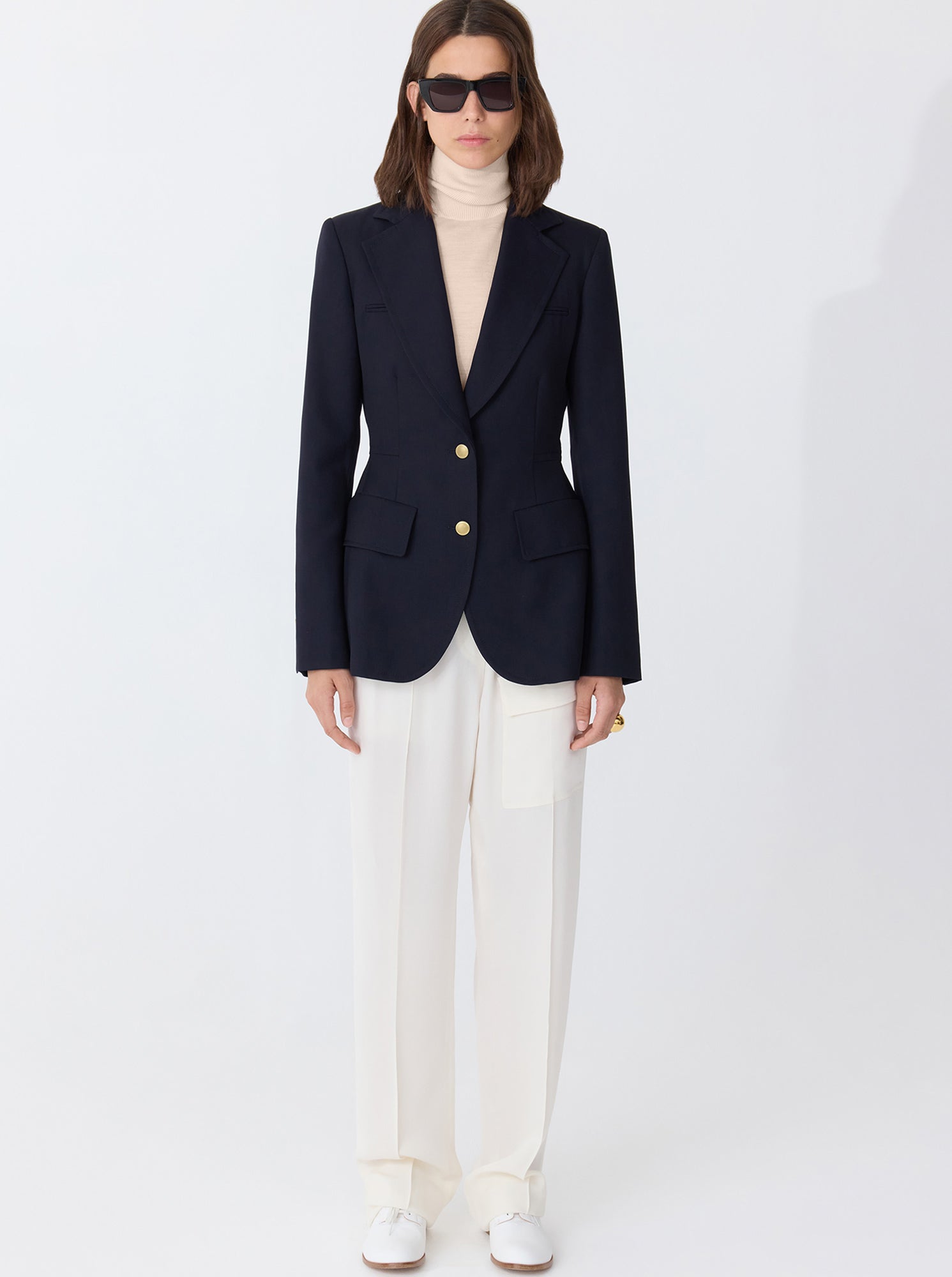 NEPTUNE 2 Button Blazer Navy