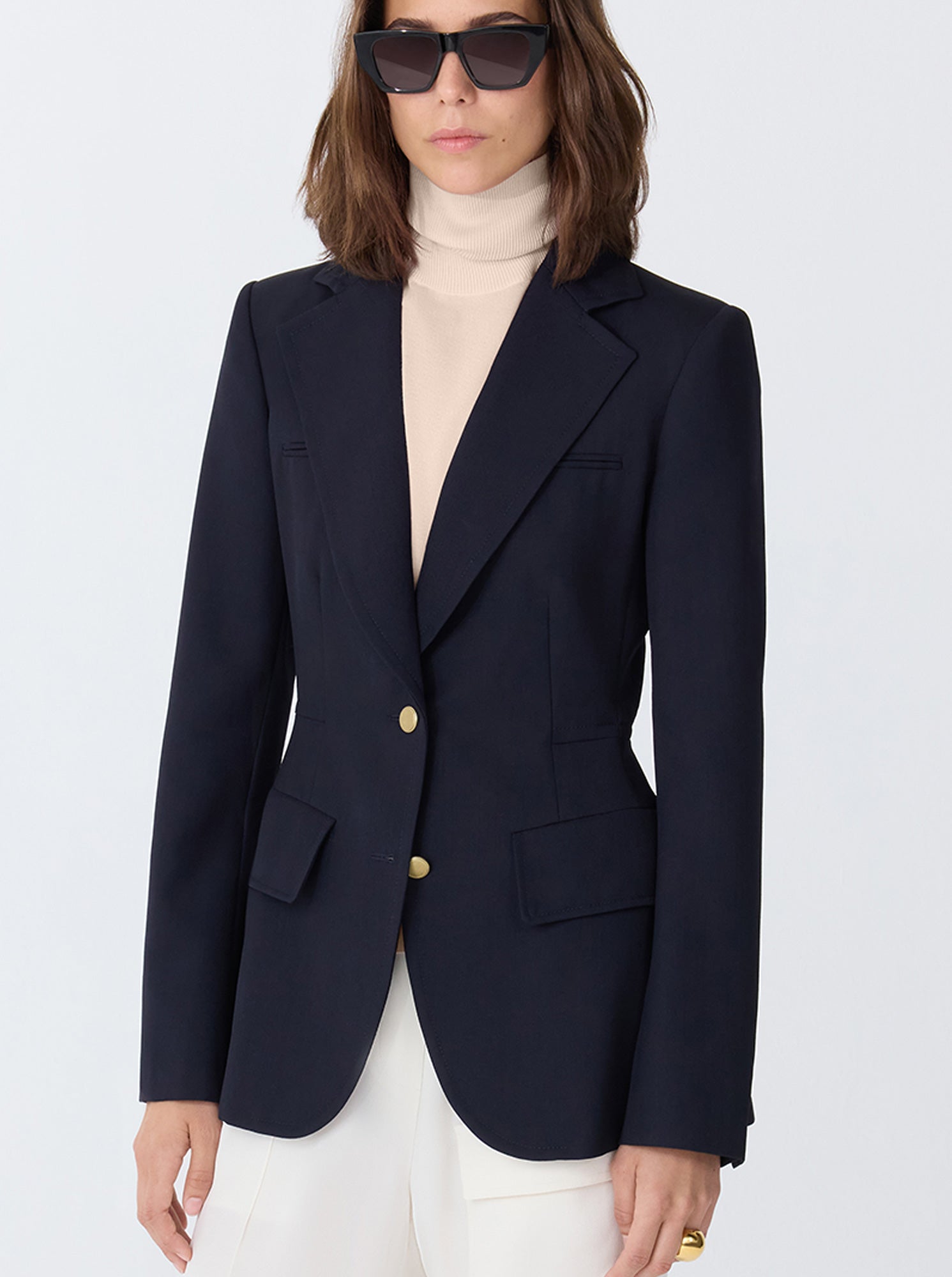NEPTUNE 2 Button Blazer Navy