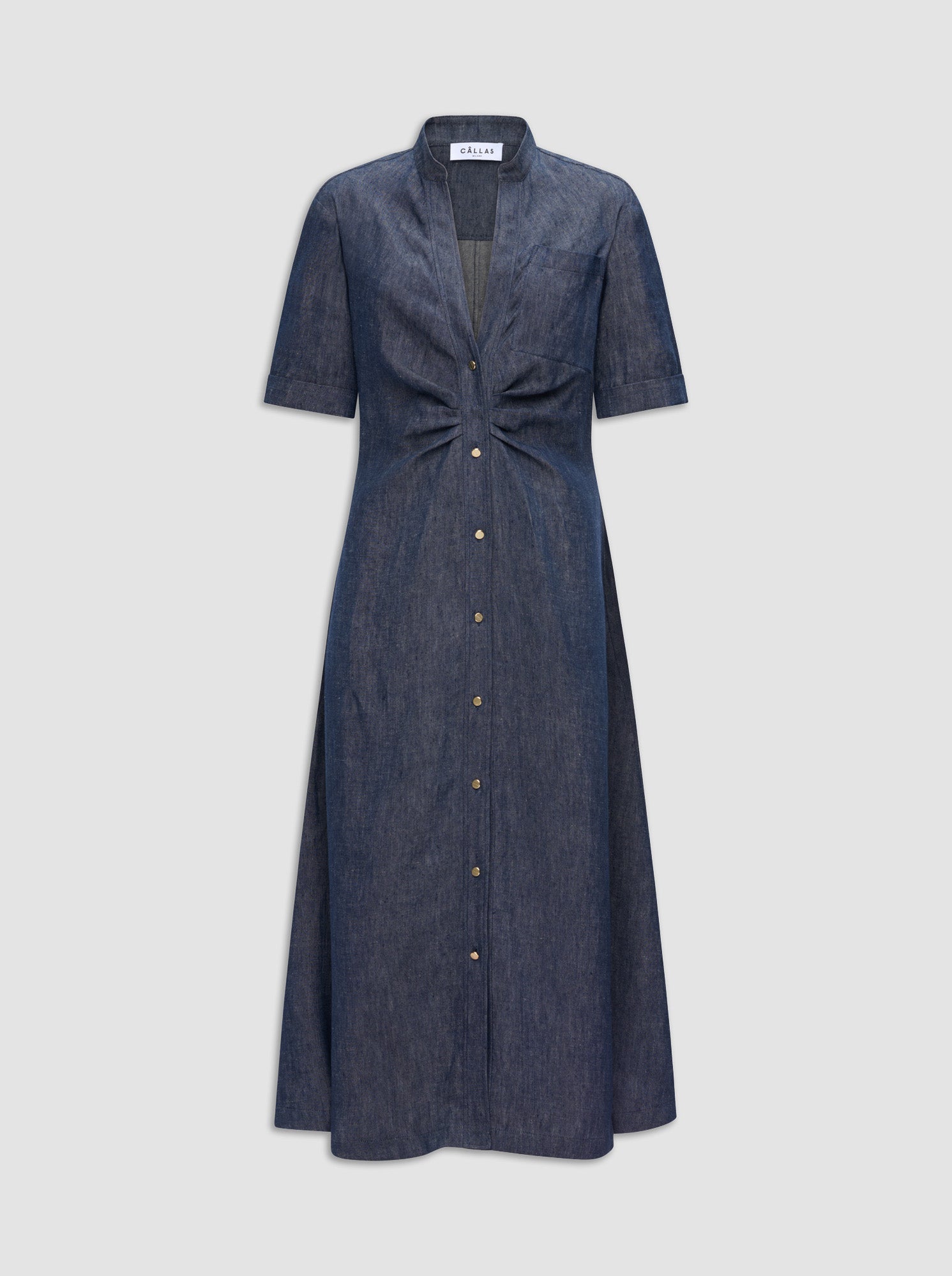NOOR Shirtdress Indigo