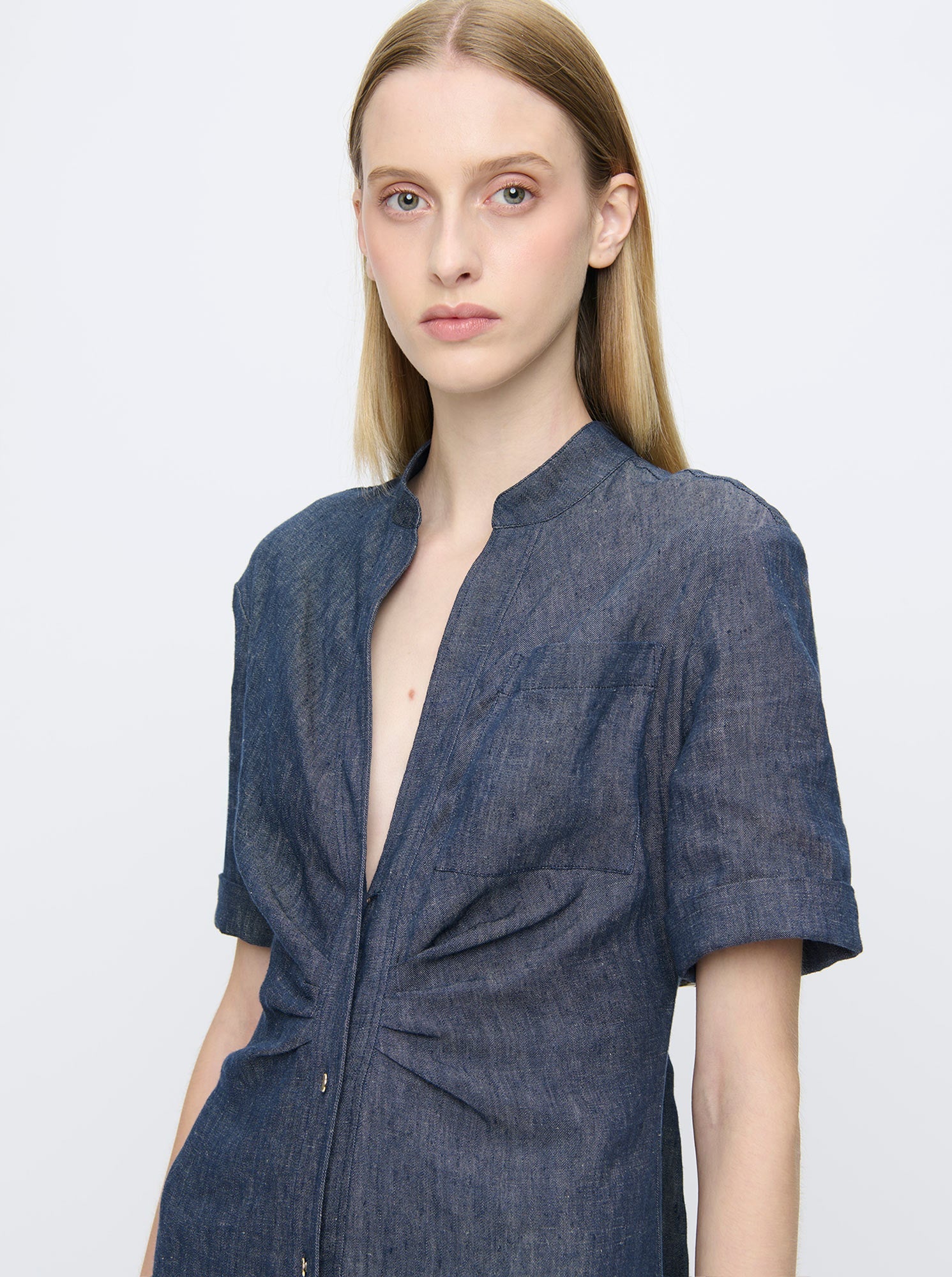 NOOR Shirtdress Indigo