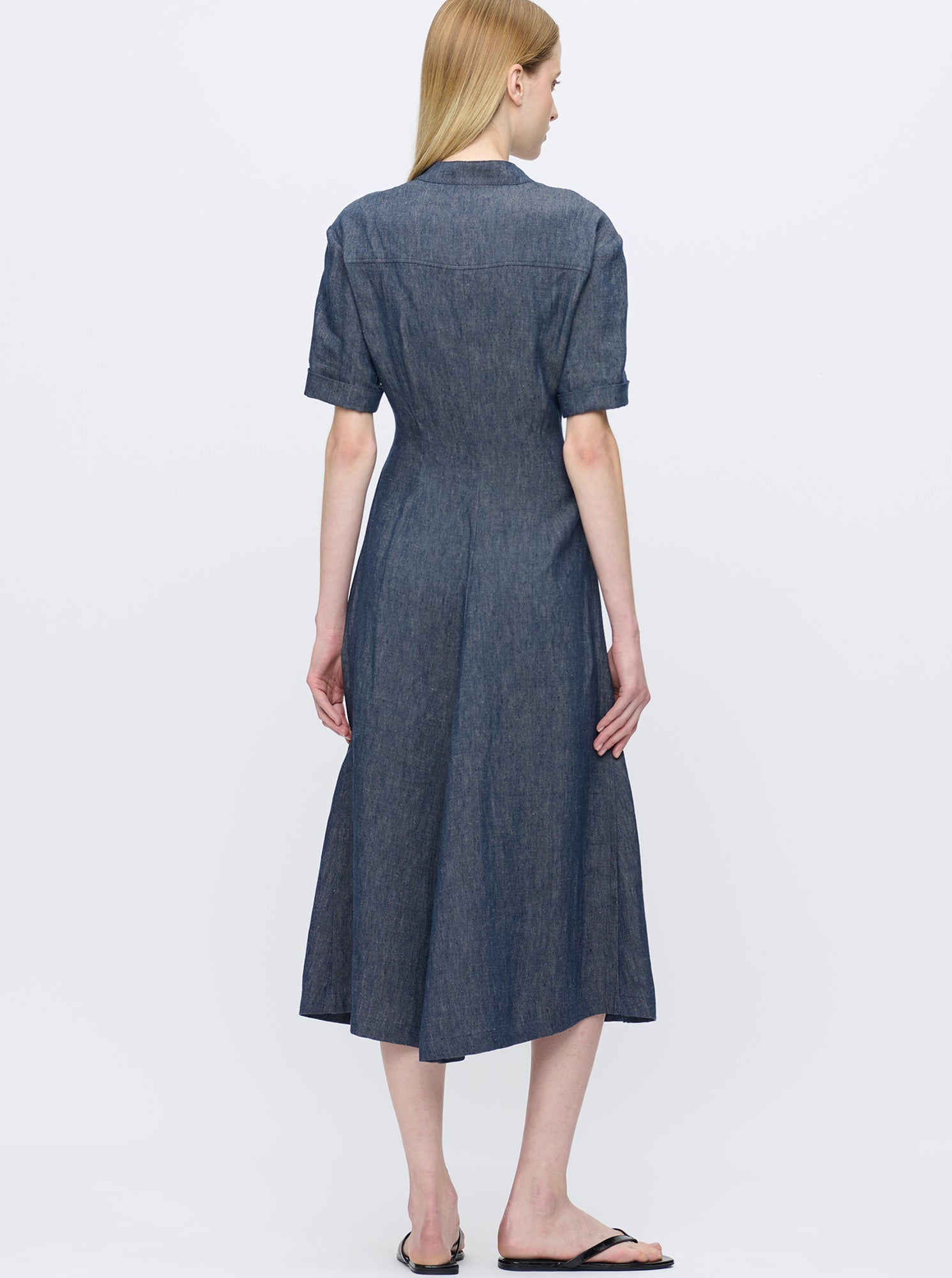 NOOR Shirtdress Indigo