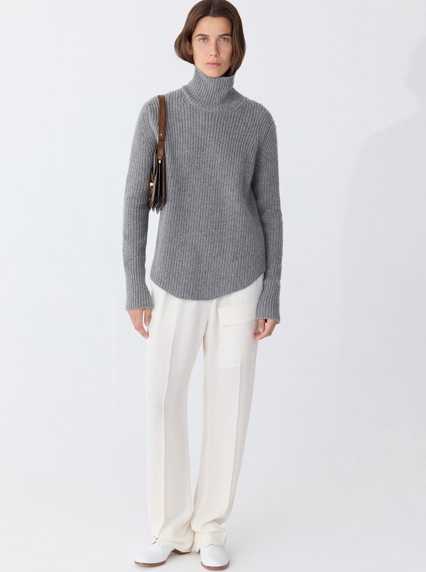 BARRIE Turtleneck sweater Grey