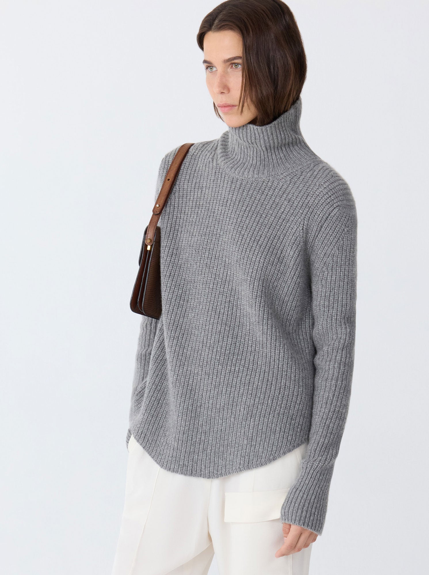 BARRIE Turtleneck sweater Grey