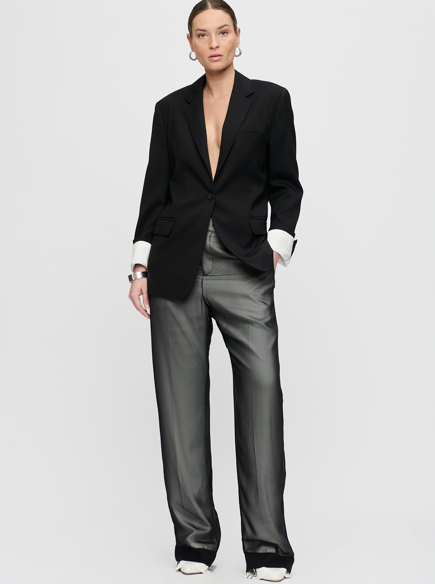 DENIS Oversized Blazer Black