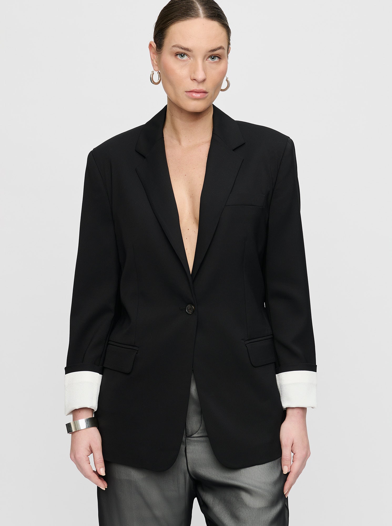 DENIS Oversized Blazer Black