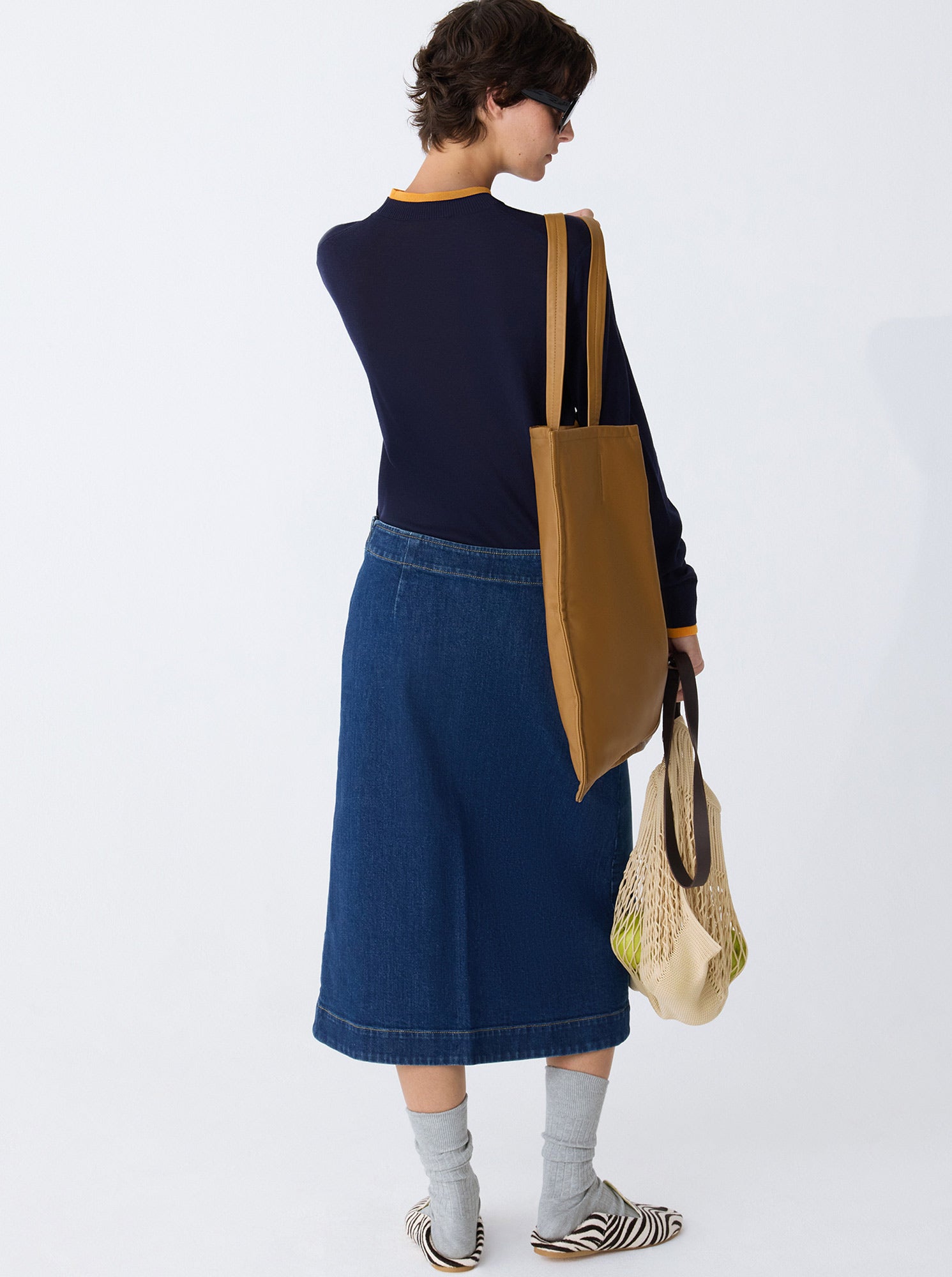 FERNANDA Denim skirt Dark Indigo