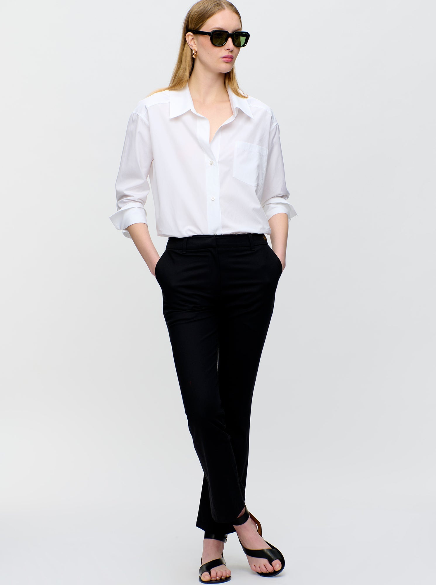 PETRA Poplin Shirt White