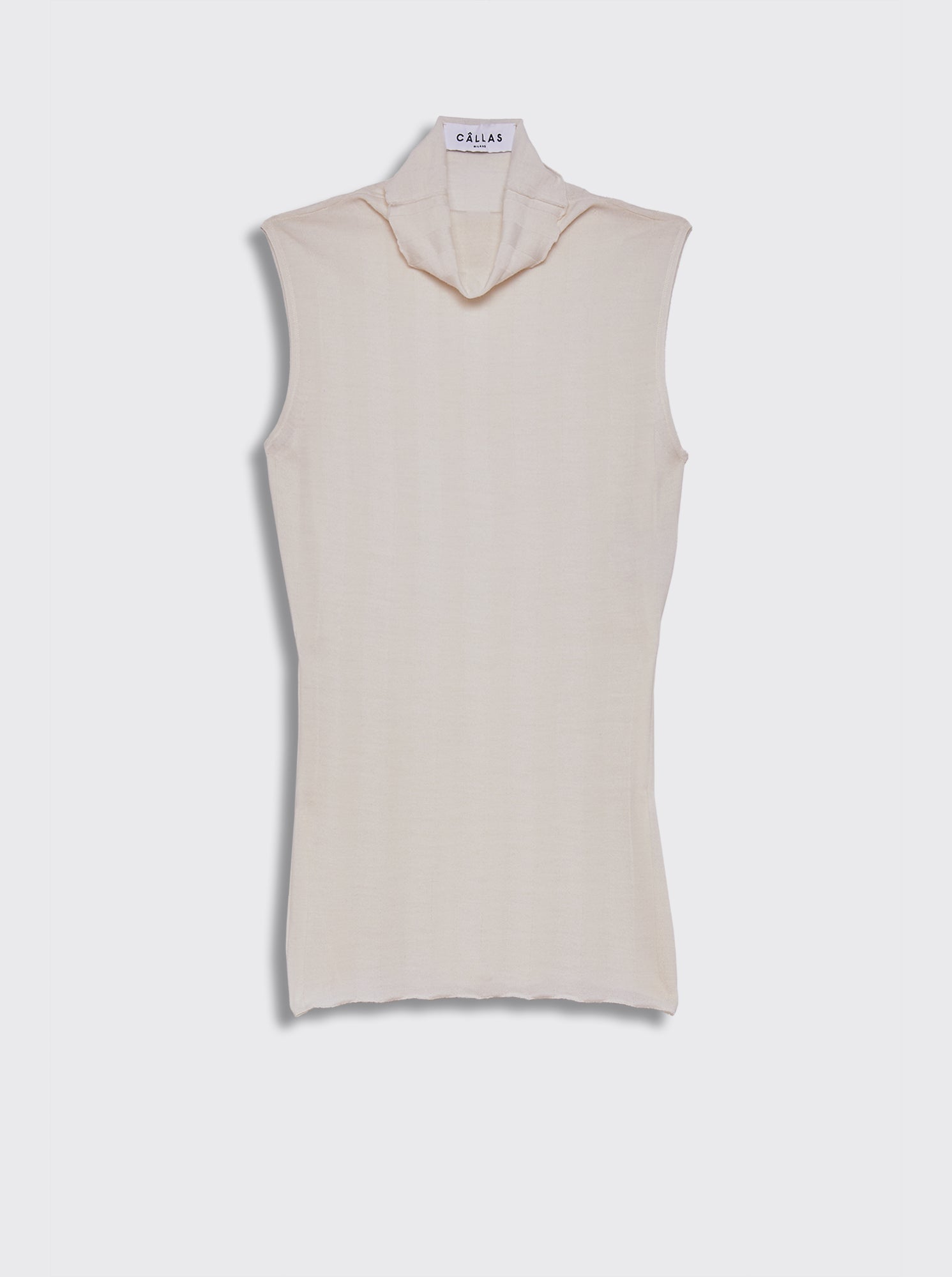 ROMY Sleeveless Turleneck in Ivory