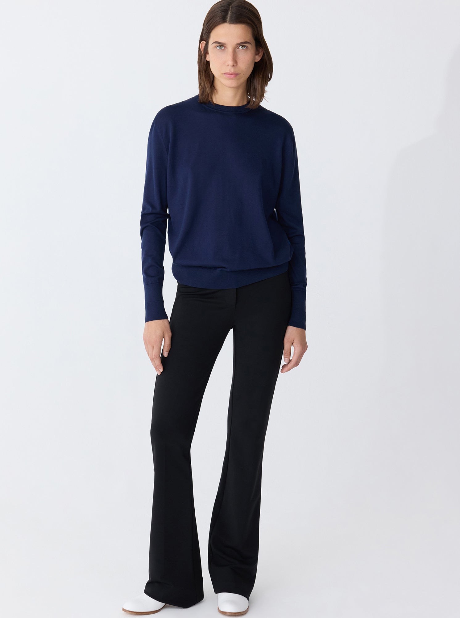 JULES Stretch Crepe Pant Black