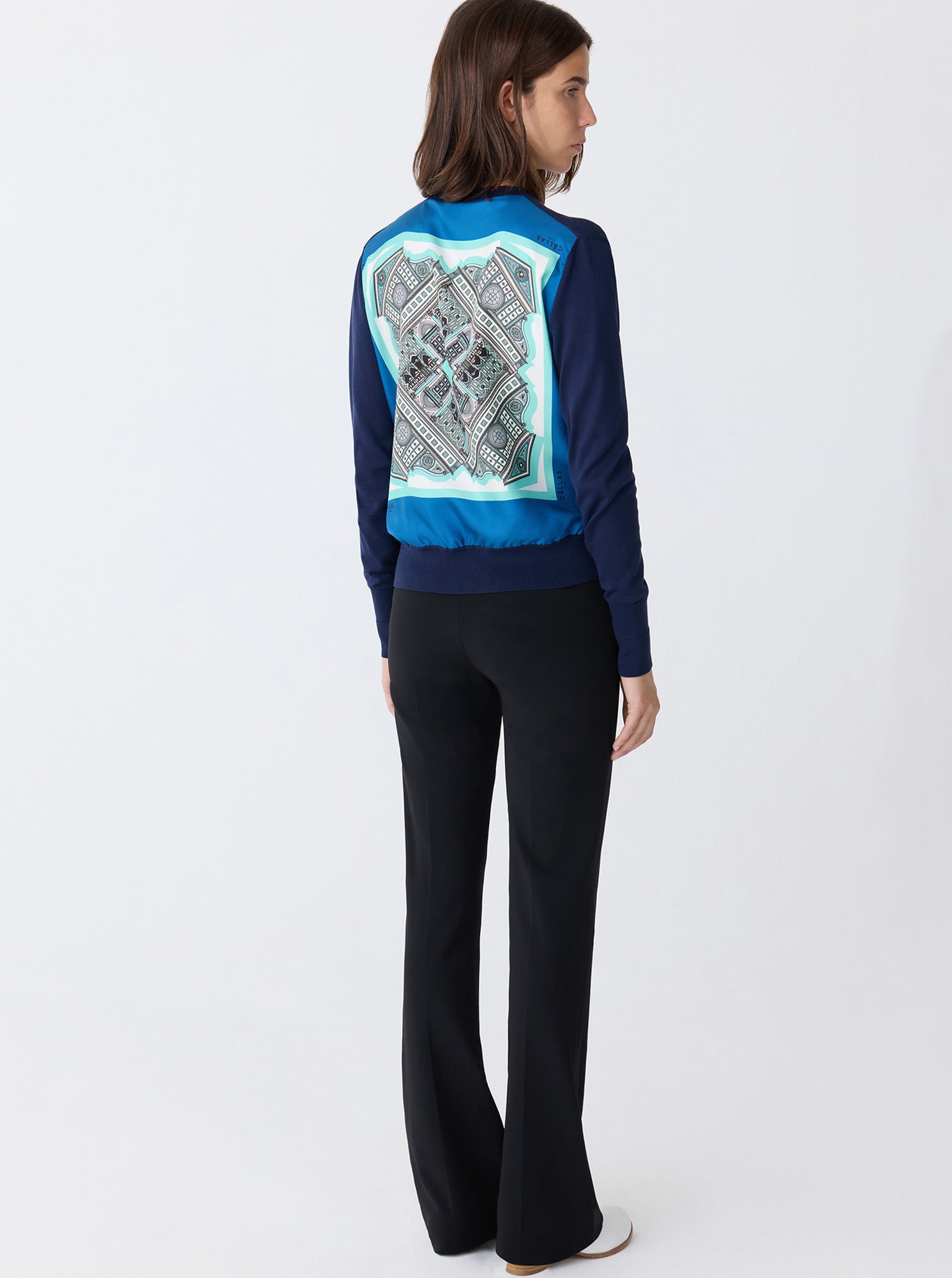 JULES Stretch Crepe Pant Black