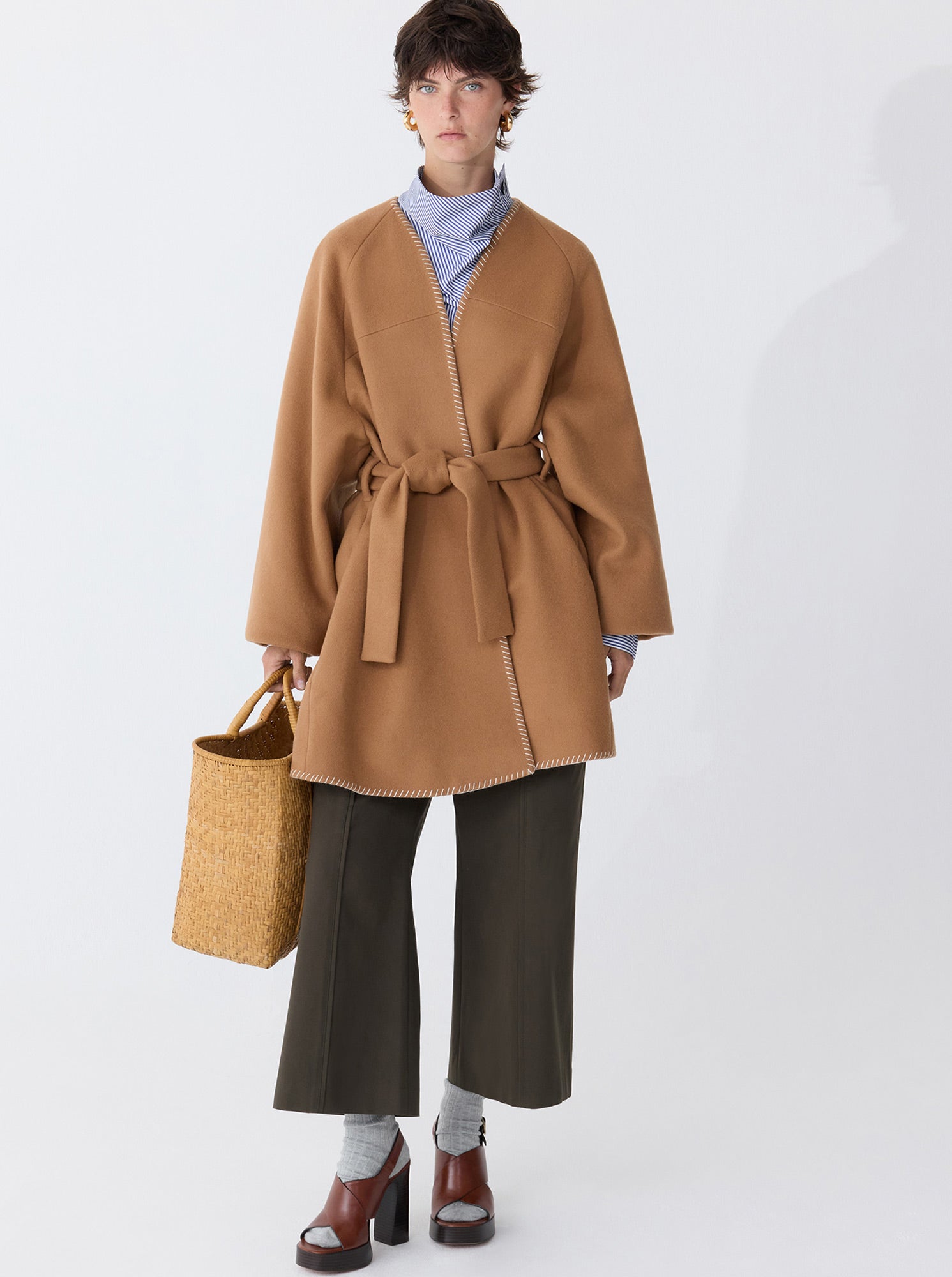 SONOMA Wrap Cardigan Camel