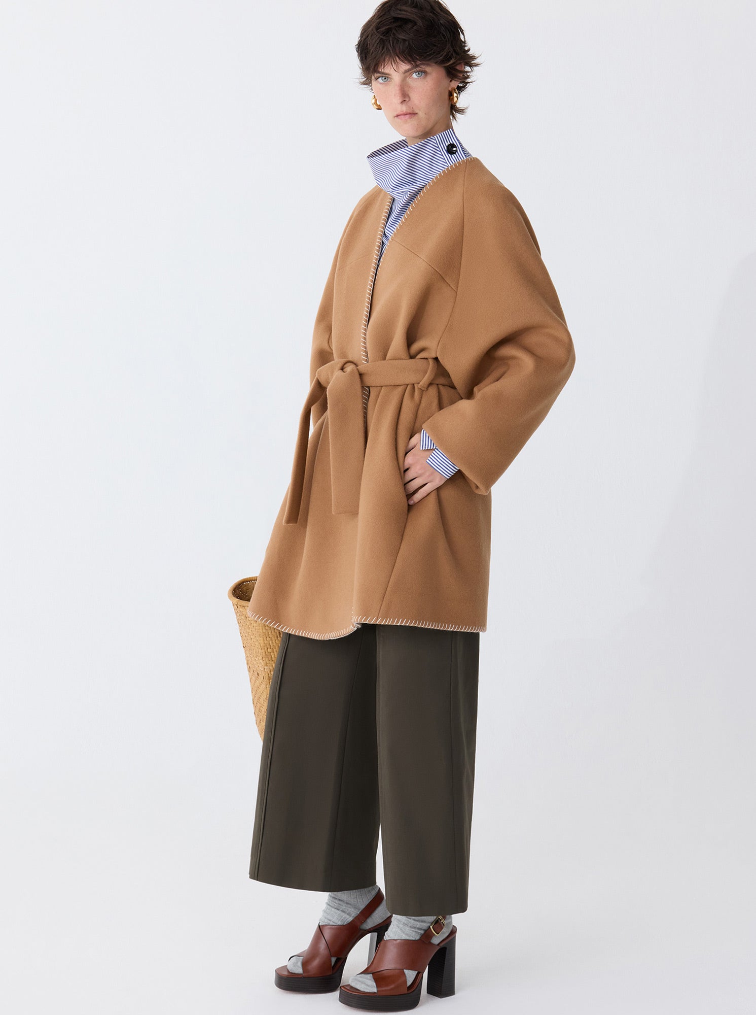 SONOMA Wrap Cardigan Camel