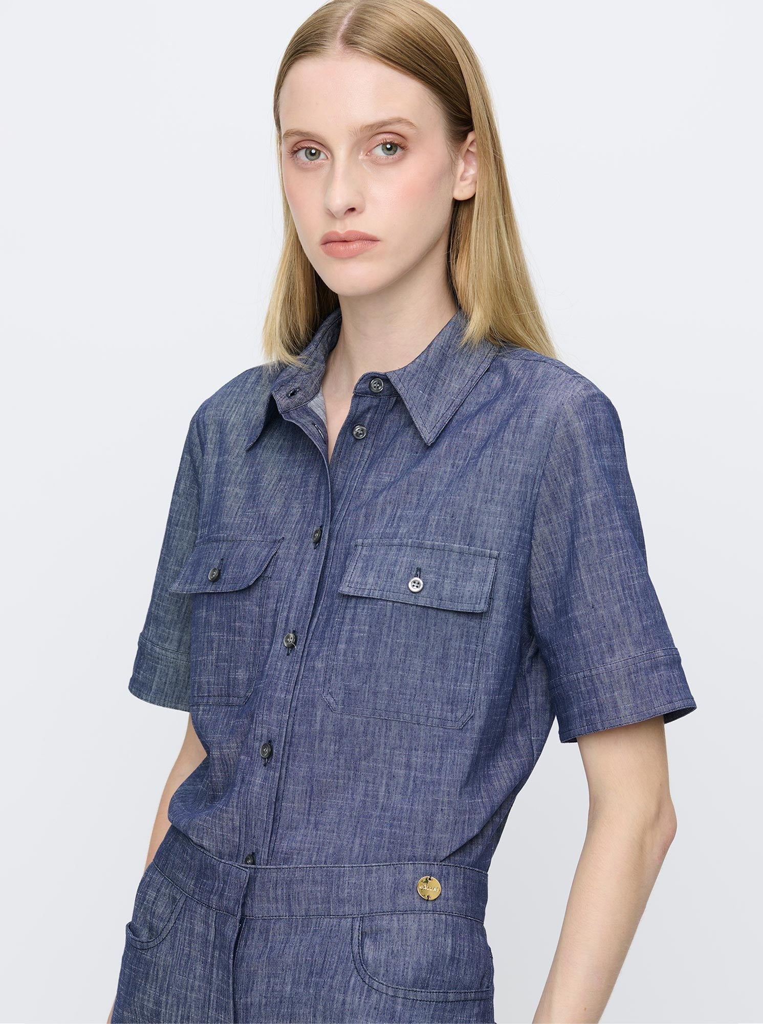 VESPER denim shirt Navy
