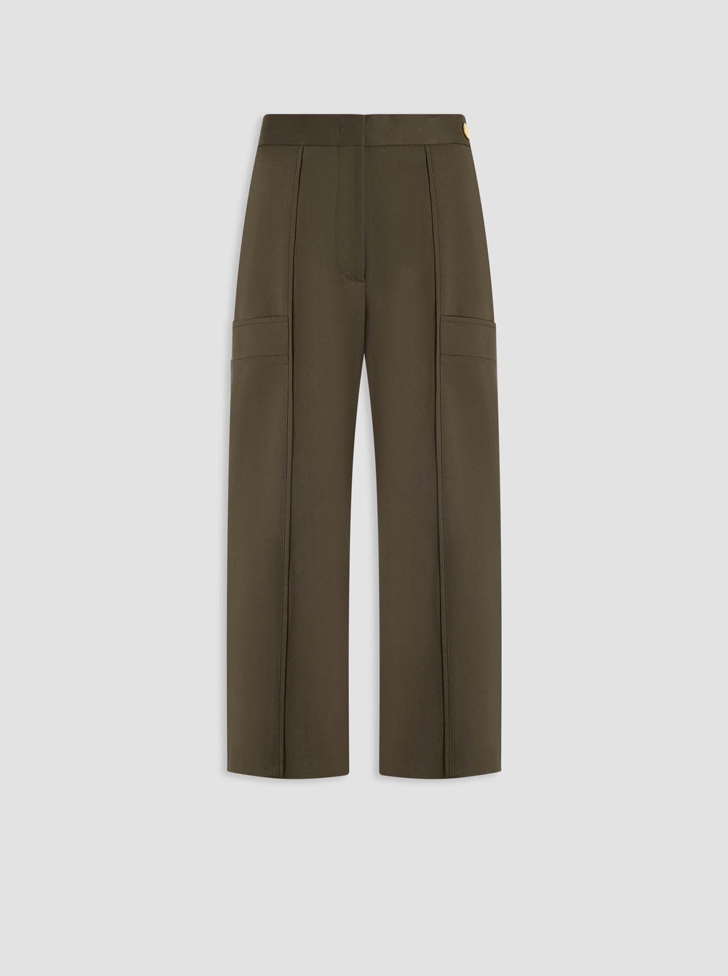 WYETH Cropped-leg Pant Military
